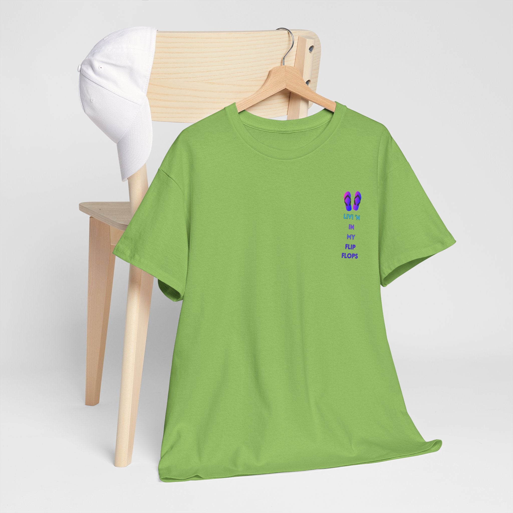 Proclaim to all that you are  Livi'n In My Flip Flops Unisex T shirt   Keep Summer in your attitude, all year long