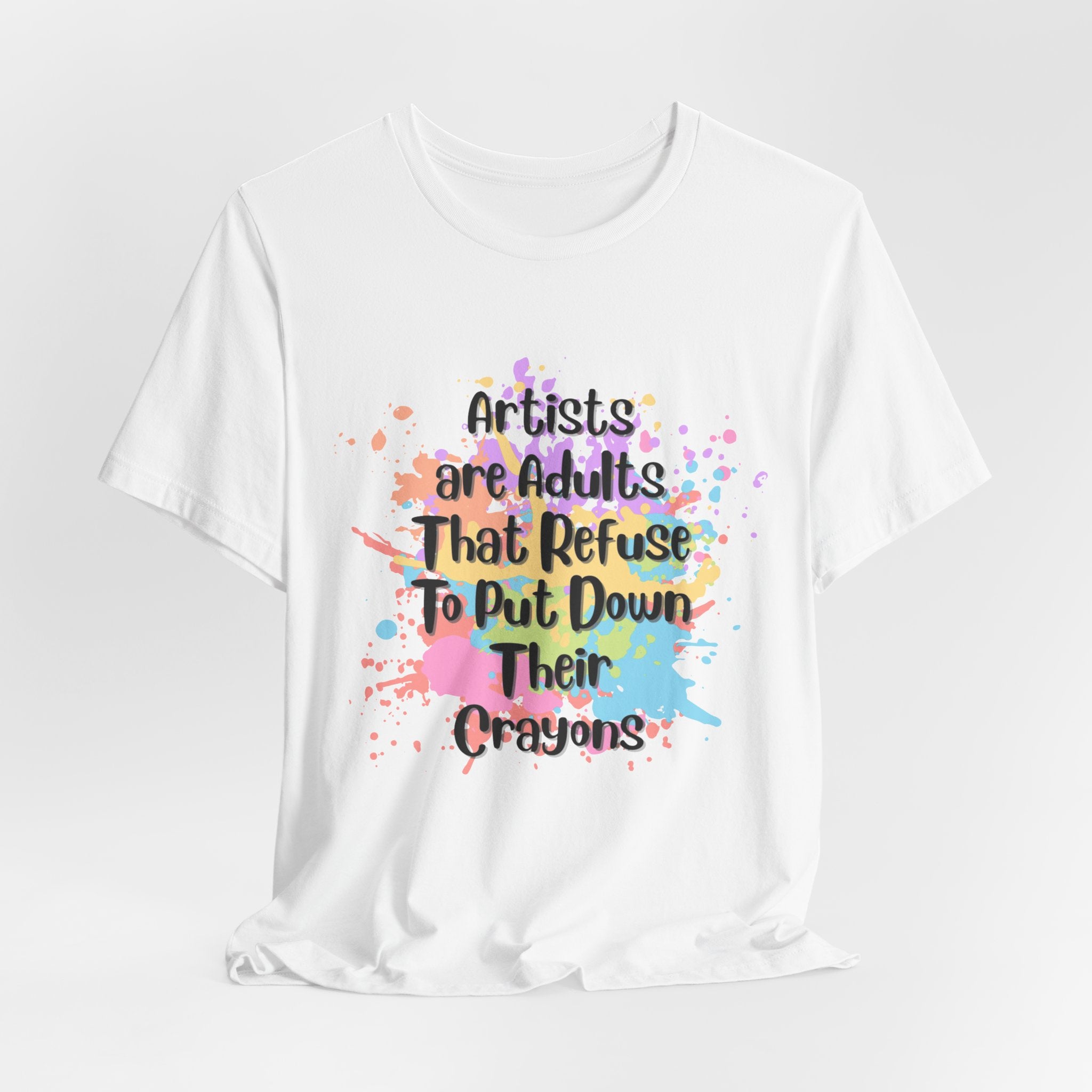 Fun Creative Artist Unisex Heavy Cotton Tee for Art Lovers, Gift for Artists, Quirky T-Shirt, Fun Casual Wear, Birthday Gift, Art Enthusiast Shirt