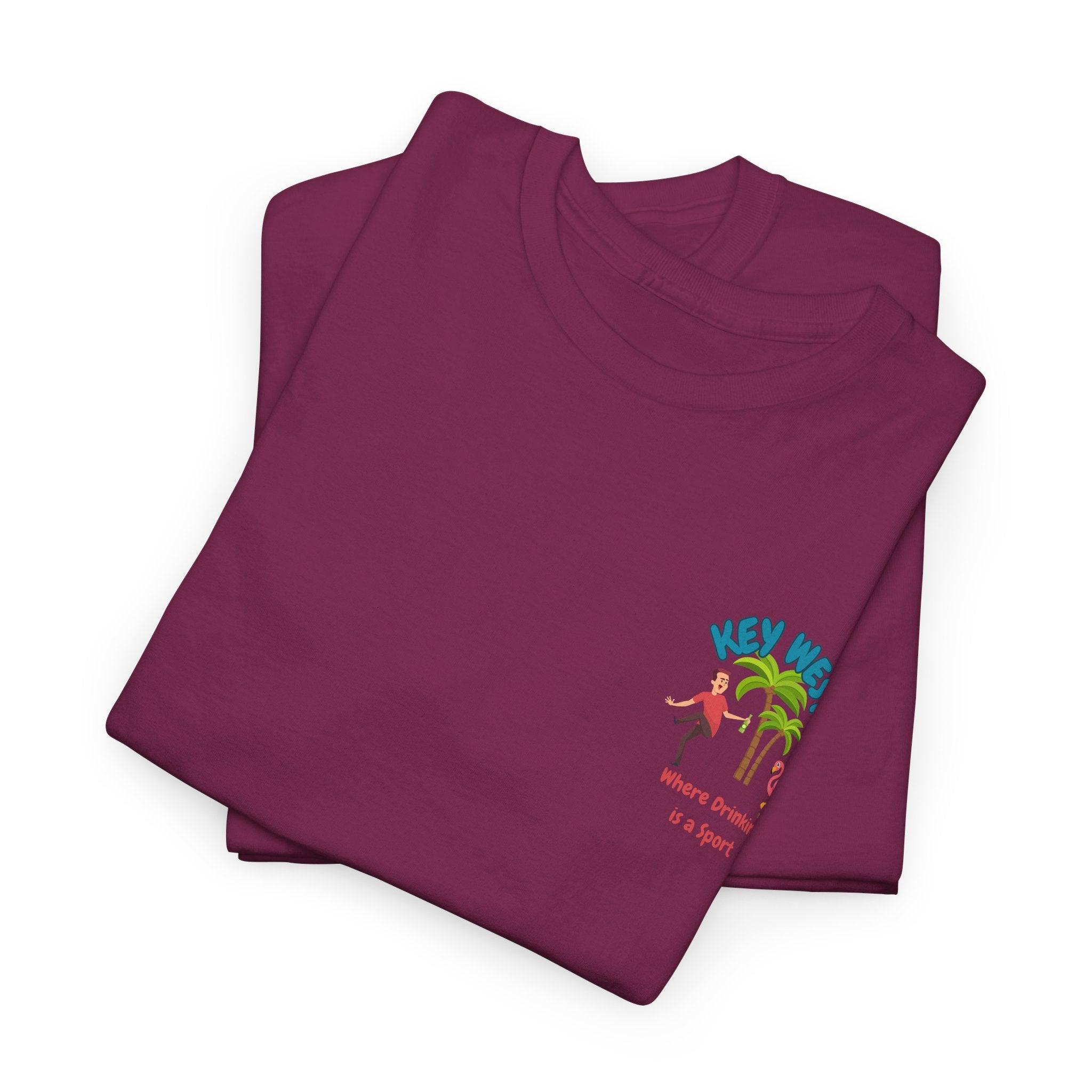 Funny Key West Drinking Unisex Tee, Casual Beachwear, Summer Outfits, Gift for Travelers, Everyday Comfort Tee