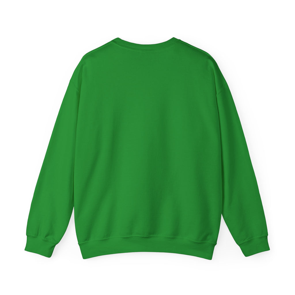Funny and Naughty Christmas Unisex Crewneck Sweatshirt — "Ready for a Little Snow & Tell?" Santa Graphic