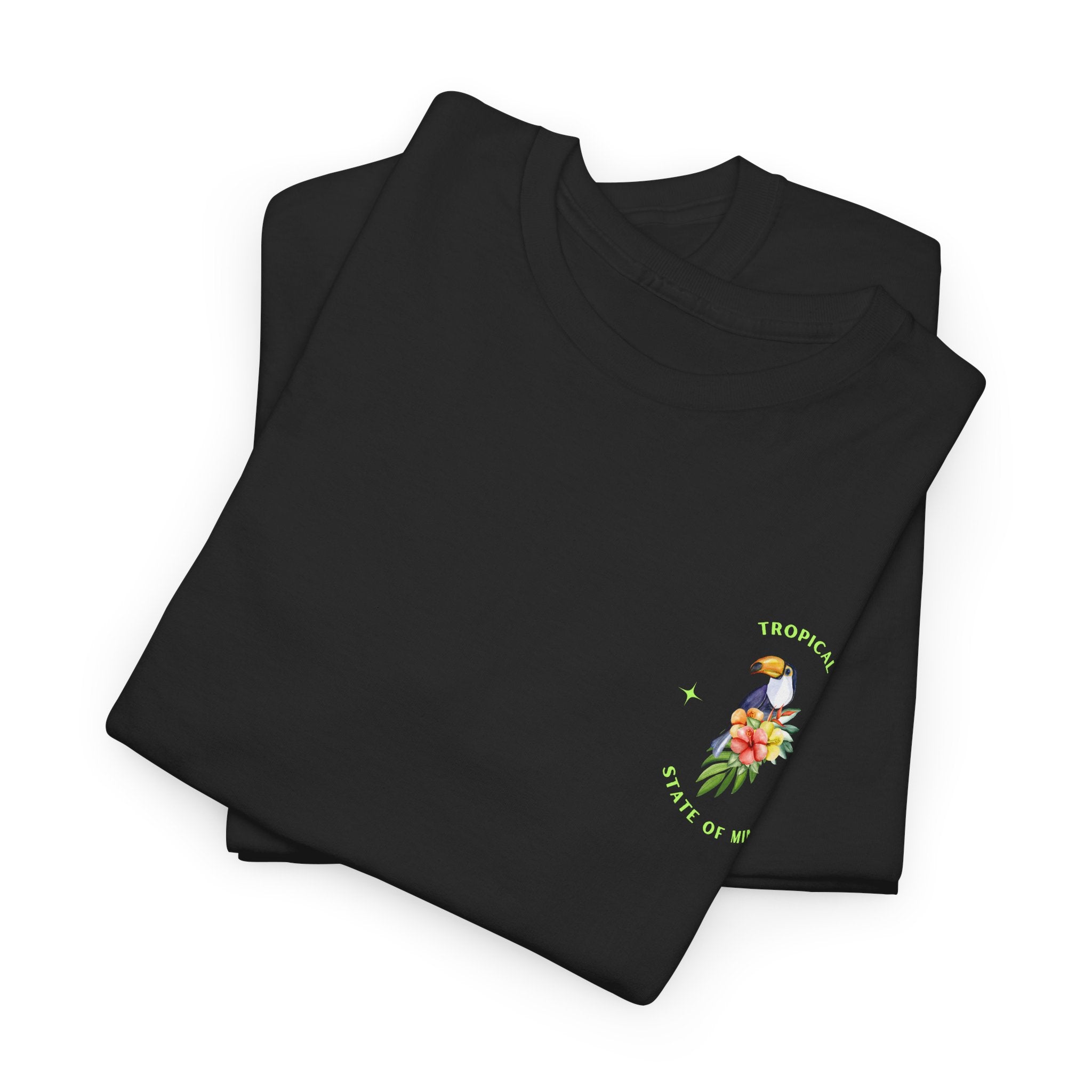 Livi'n in a Tropical State of Mind T Shirt, Summer Shirt, Beachwear, Vacation Top, Gift for Him/Her, Graphic Cotton Tee