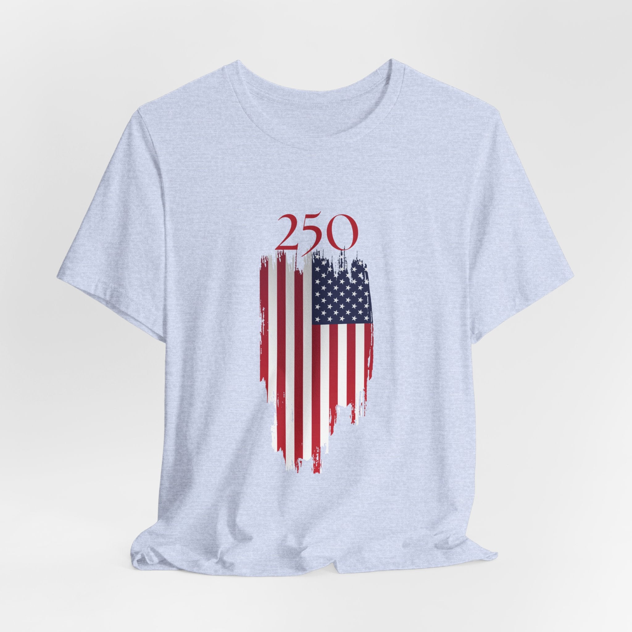 Patriotic 250th USA Birthday Tee, USA Flag Shirt, Unisex Graphic Tee, 4th of July Apparel, Memorial Day Gift, Summer Style