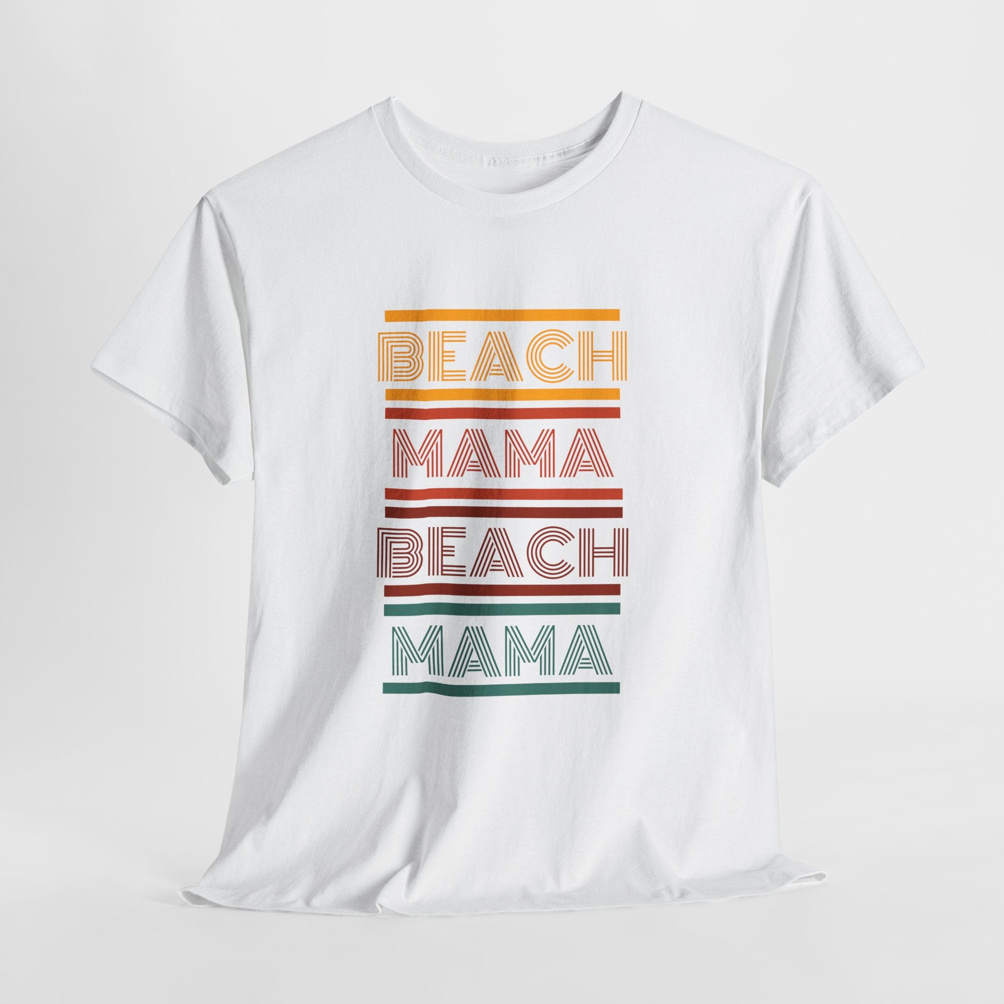 Grandma gets to show her Love for Sand and Salt Water too in this Fun Retro Beach Mama Tee shirt