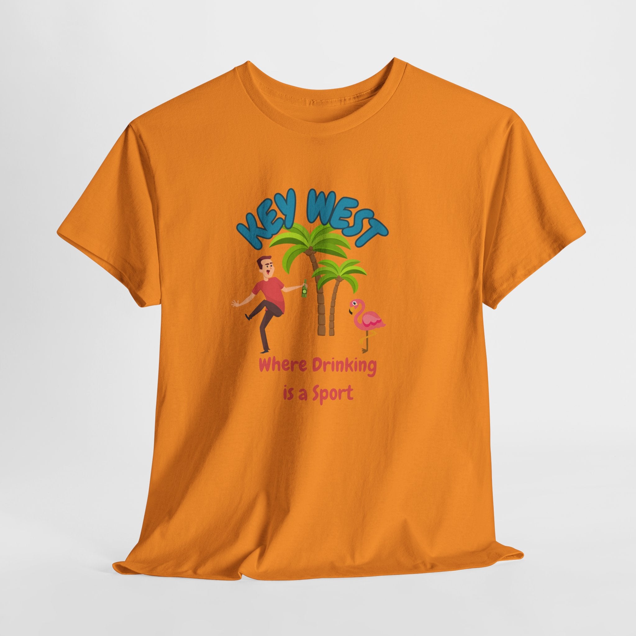 Funny Key West Drinking Sport Tee, Summer Vacation Shirt, Beach Party Apparel, Fun Casual Wear, Gift for Travelers
