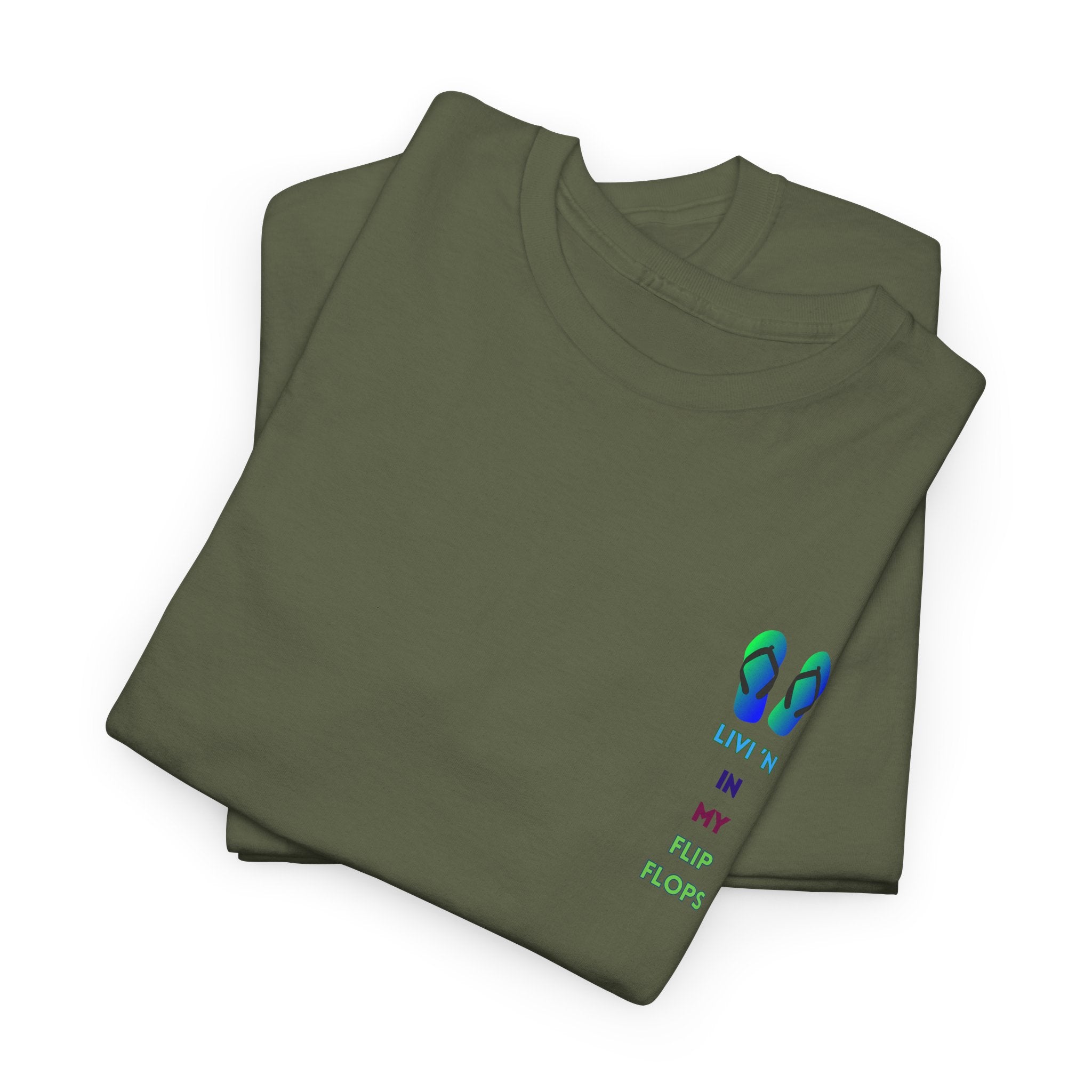 Young and Young at Heart...we all want that Flip Flop Attitude Tee Shirt  Perfect for the Beach or Pool