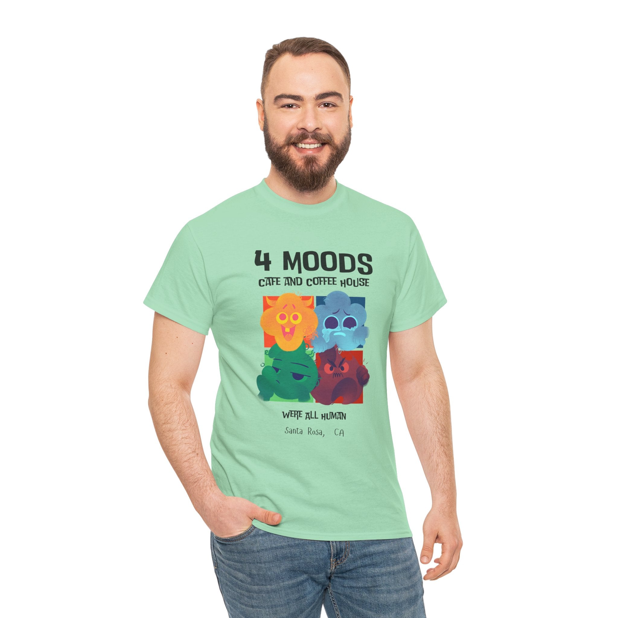 Coffee Lover T-Shirt - 4 Moods Cafe and Coffee House Santa Rosa, CA