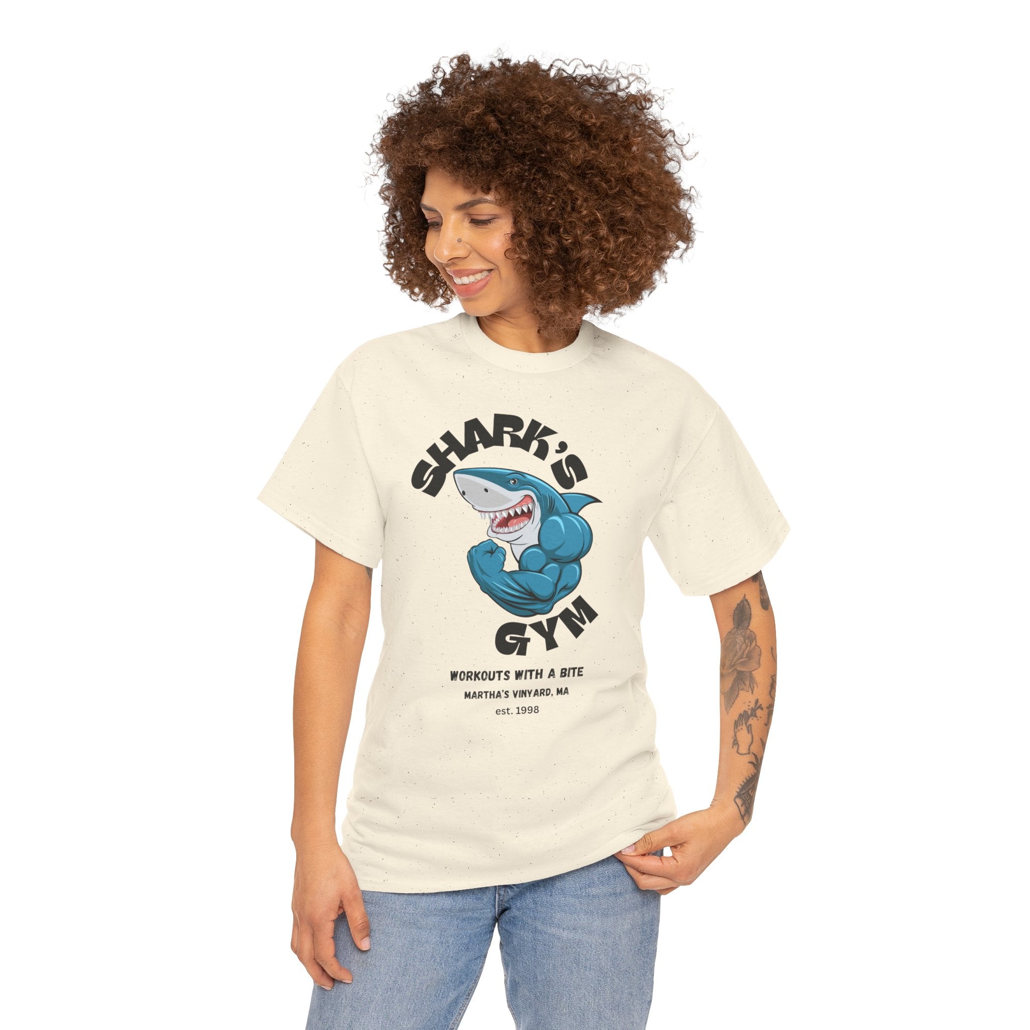 World Famous Sharkys Gym Martha's Vineyard, MA Tee