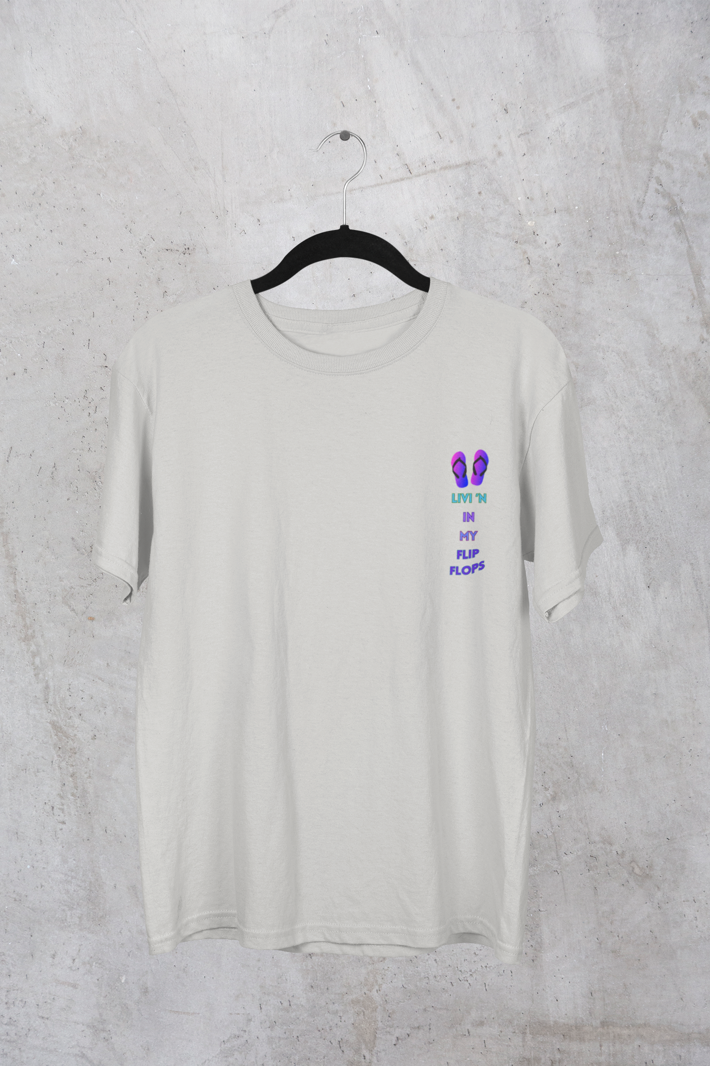 Proclaim to all that you are  Livi'n In My Flip Flops Unisex T shirt   Keep Summer in your attitude, all year long