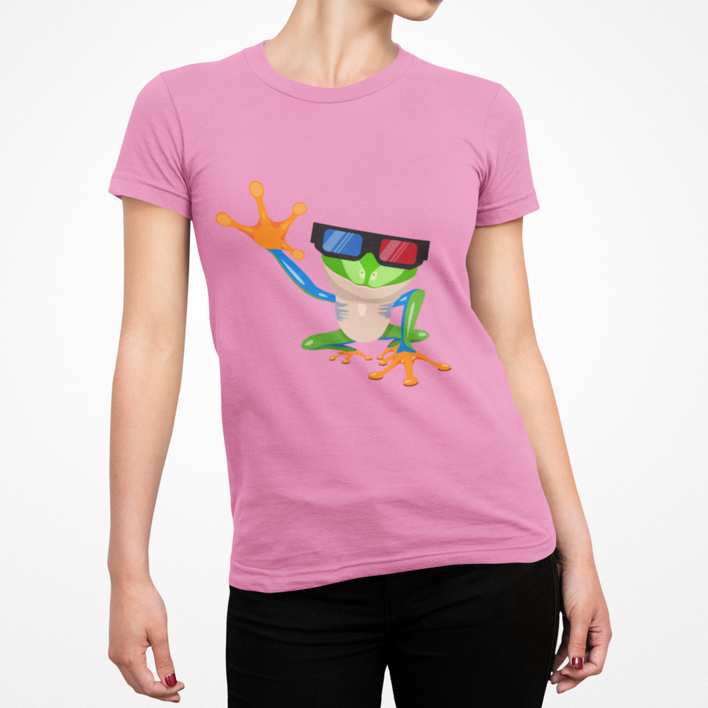 Colorful Funky Tree Frog Unisex Tee