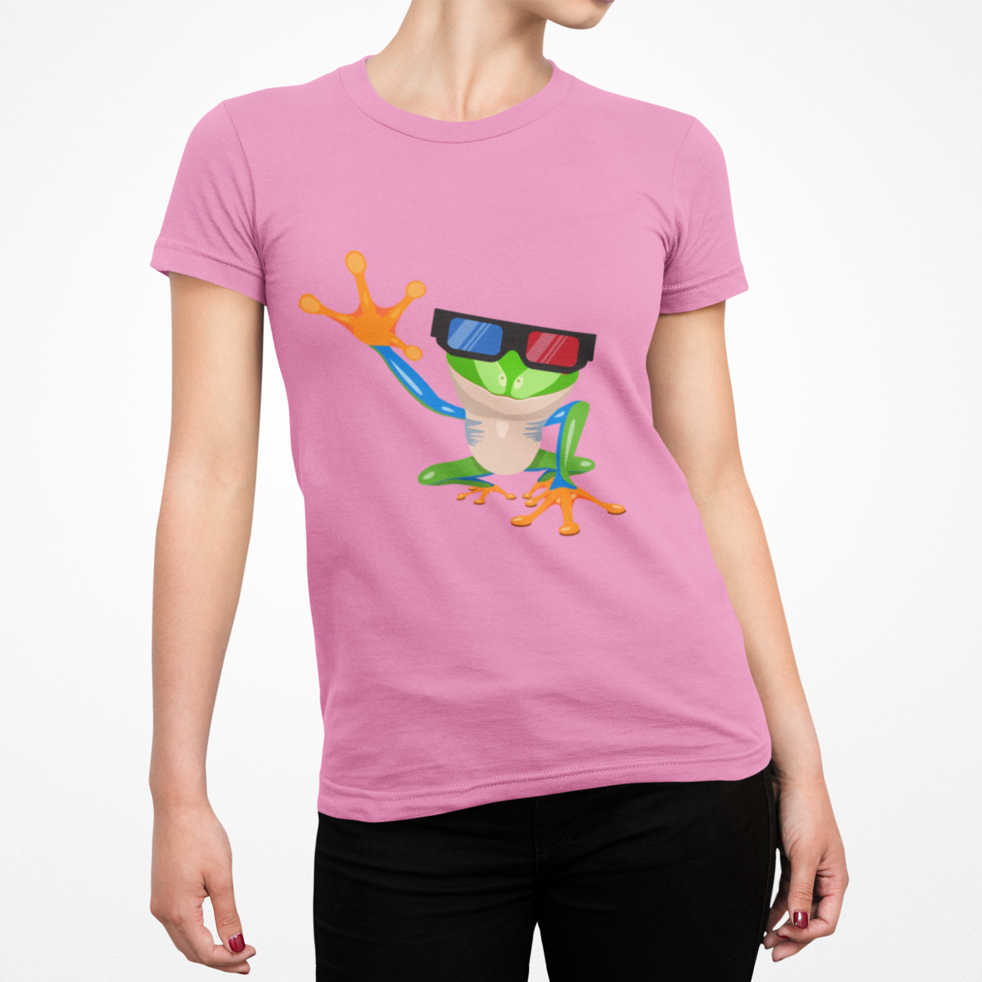 Colorful Funky Tree Frog Unisex Tee