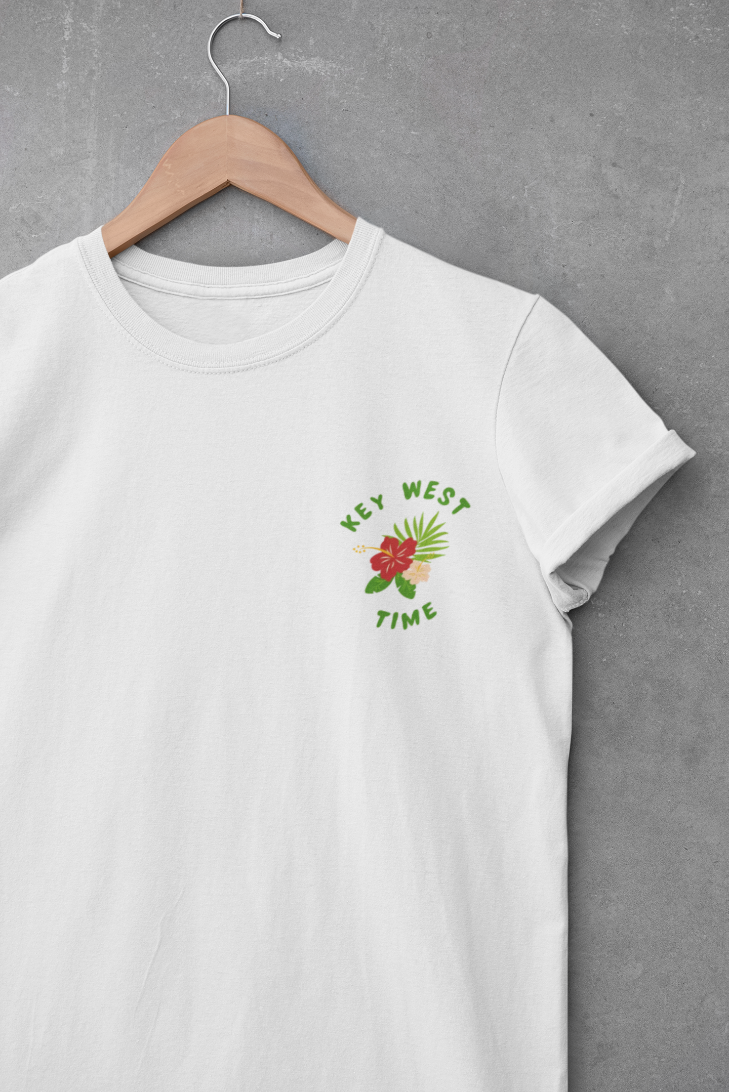 Classic Key West Time Comfortable Casual Heavy Unisex Tee Shirt