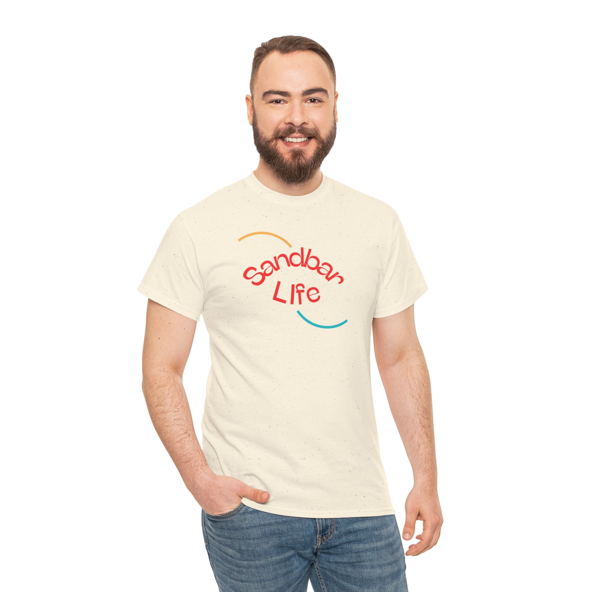 Express your Love of The Sandbar Life Unisex Heavy Cotton T-Shirt