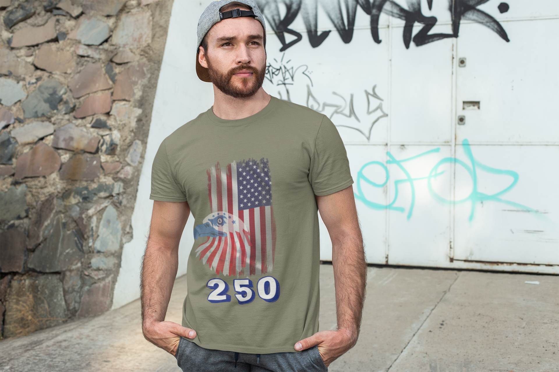 Celebrate the 250th Birthday with Patriotic Flag and Eagle Tee, Unisex T-Shirt, American Flag Shirt, Fourth of July Gift, Freedom Apparel, USA Pride Wear, Casual Summer Top