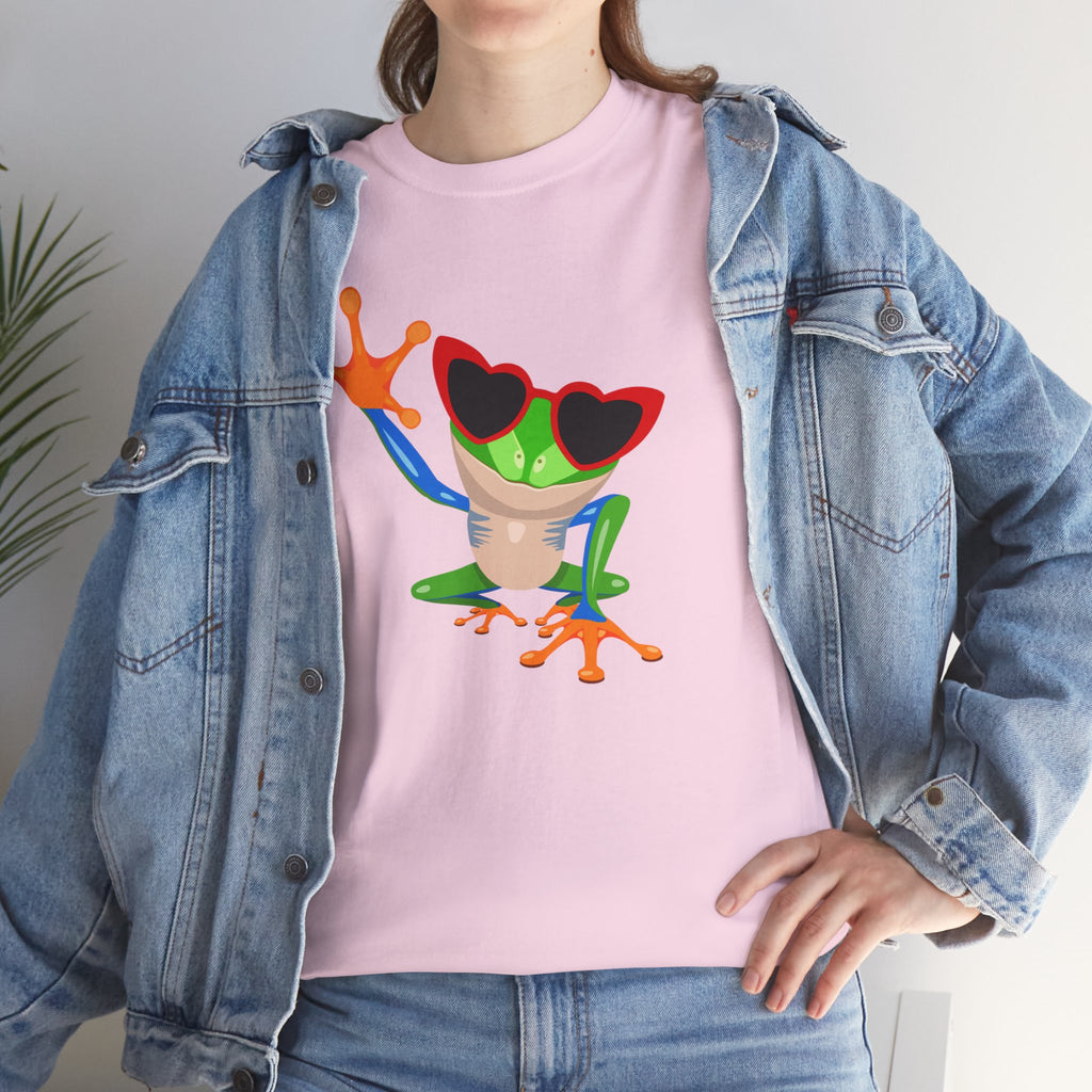 Cool Quirky Love Ya Tree Frog Graphic Tee, Unisex T-Shirt, Kids Birthday Gift, Fun Summer Wear, Festival Outfit, Eco-Friendly Apparel
