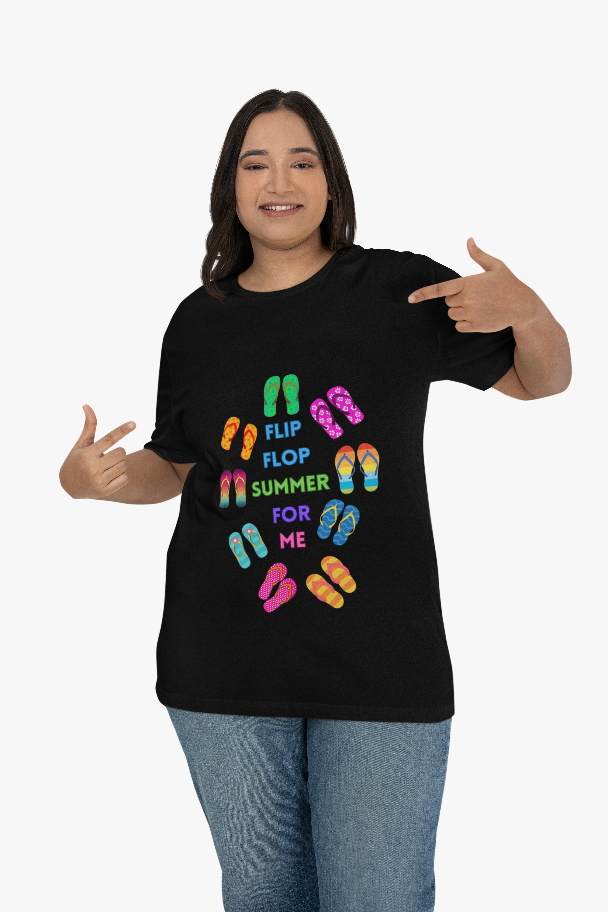 Colorful Flip Flop Summer Unisex Heavy Cotton Tee, Summer Shirt, Beachwear, Vacation Gift, Cute Graphic Tee