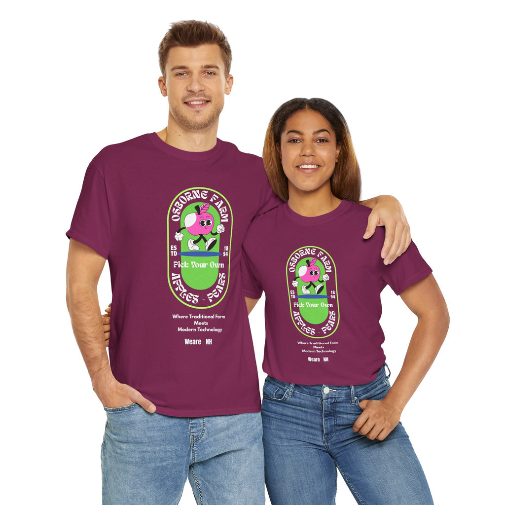 Iconic Osbourne Family Pick Your Own Farms - Weare NH Pick,  Unisex Heavy Cotton Tee