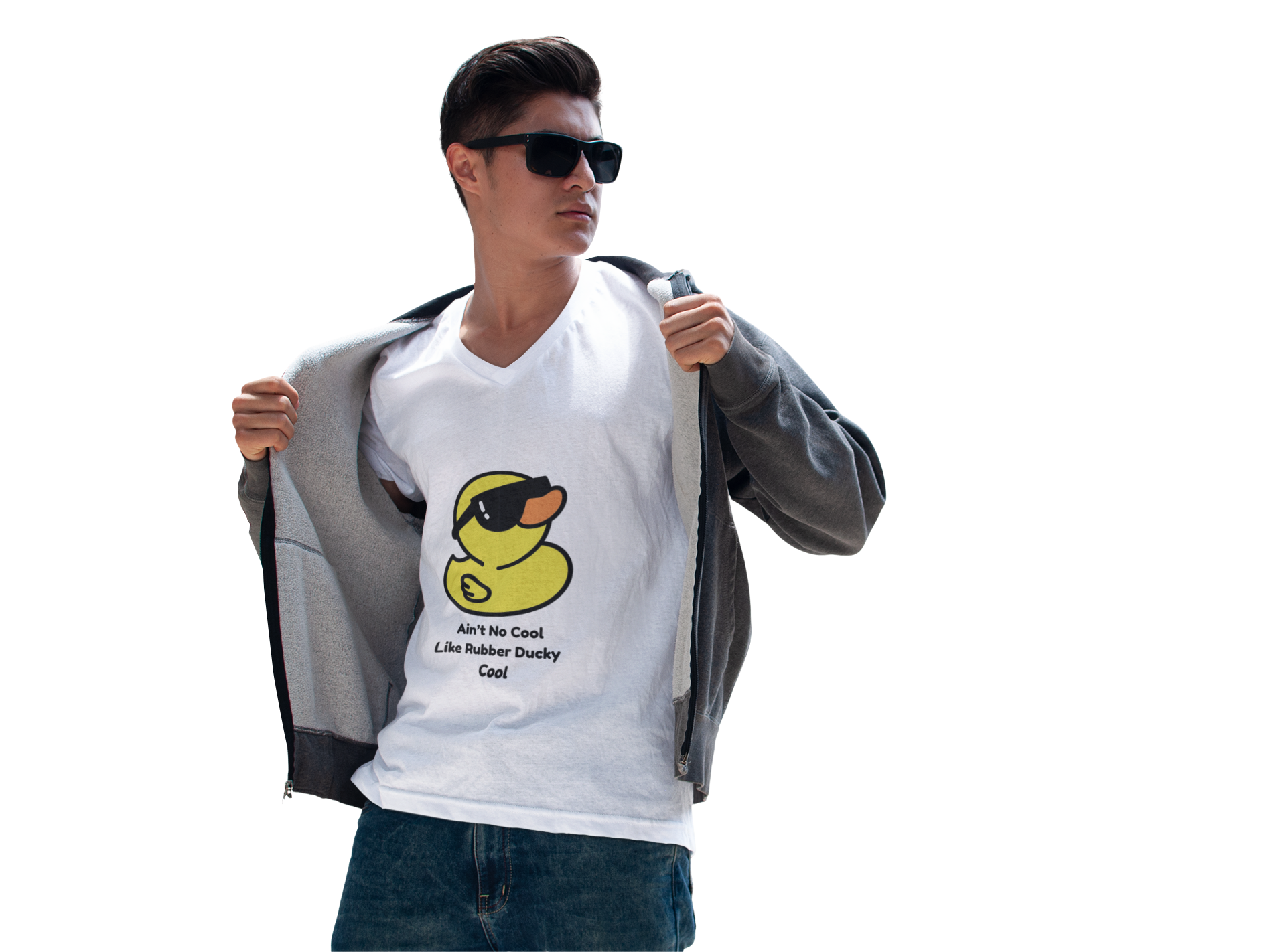Cool Rubber Ducky Graphic  Unisex Tee, (Kids Sizes Too) Fun Summer Shirt, Quirky Gift, Unisex Apparel, Beach Day Outfit, Cool Cotton T-Shirt, Playful Gift