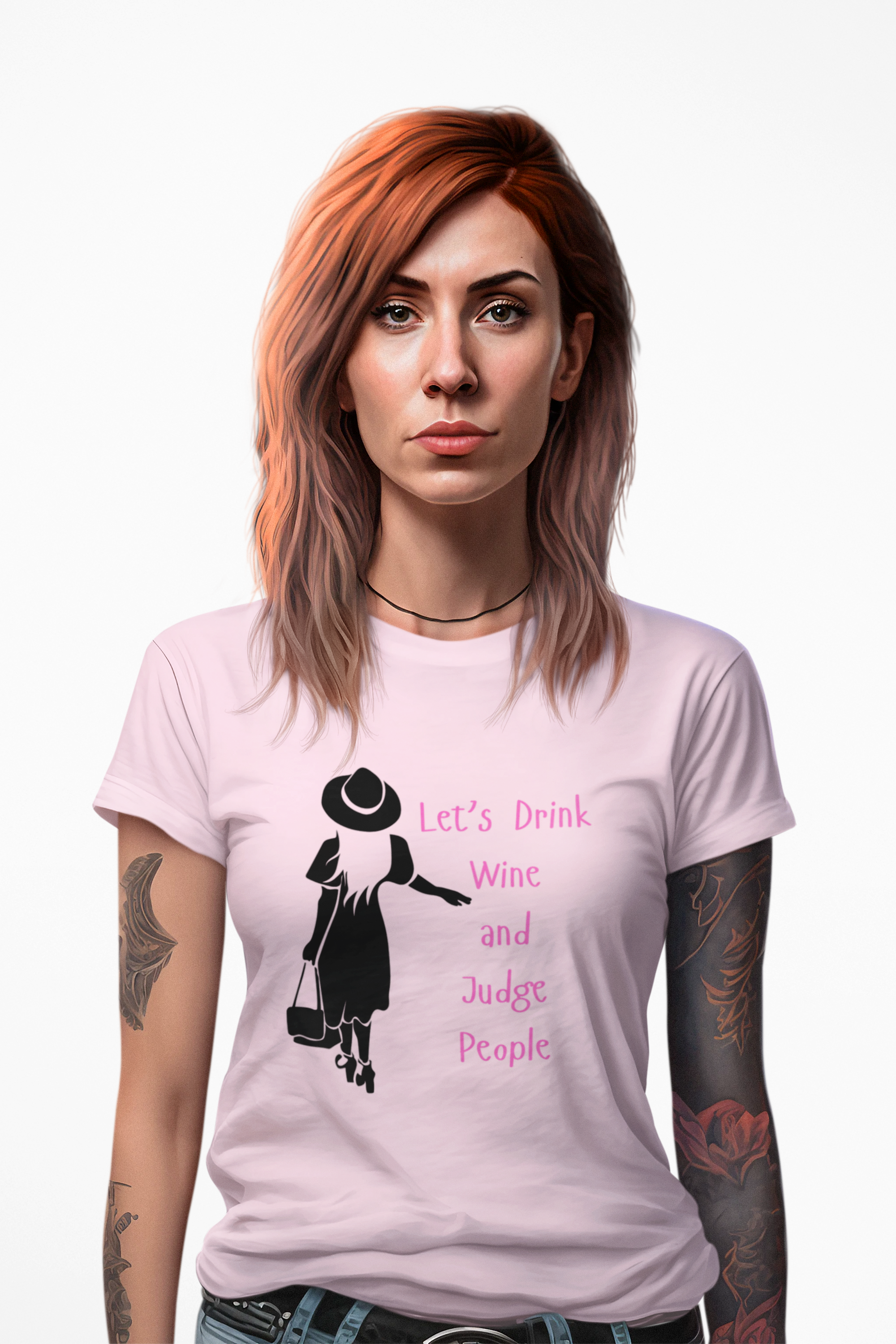 Bitchy but Fun   Let's Drink Wine Unisex Cotton Tee, Funny Wine Lover Shirt, Gift for Wine Enthusiasts, Perfect for Wine Night, Stay Classy Attire