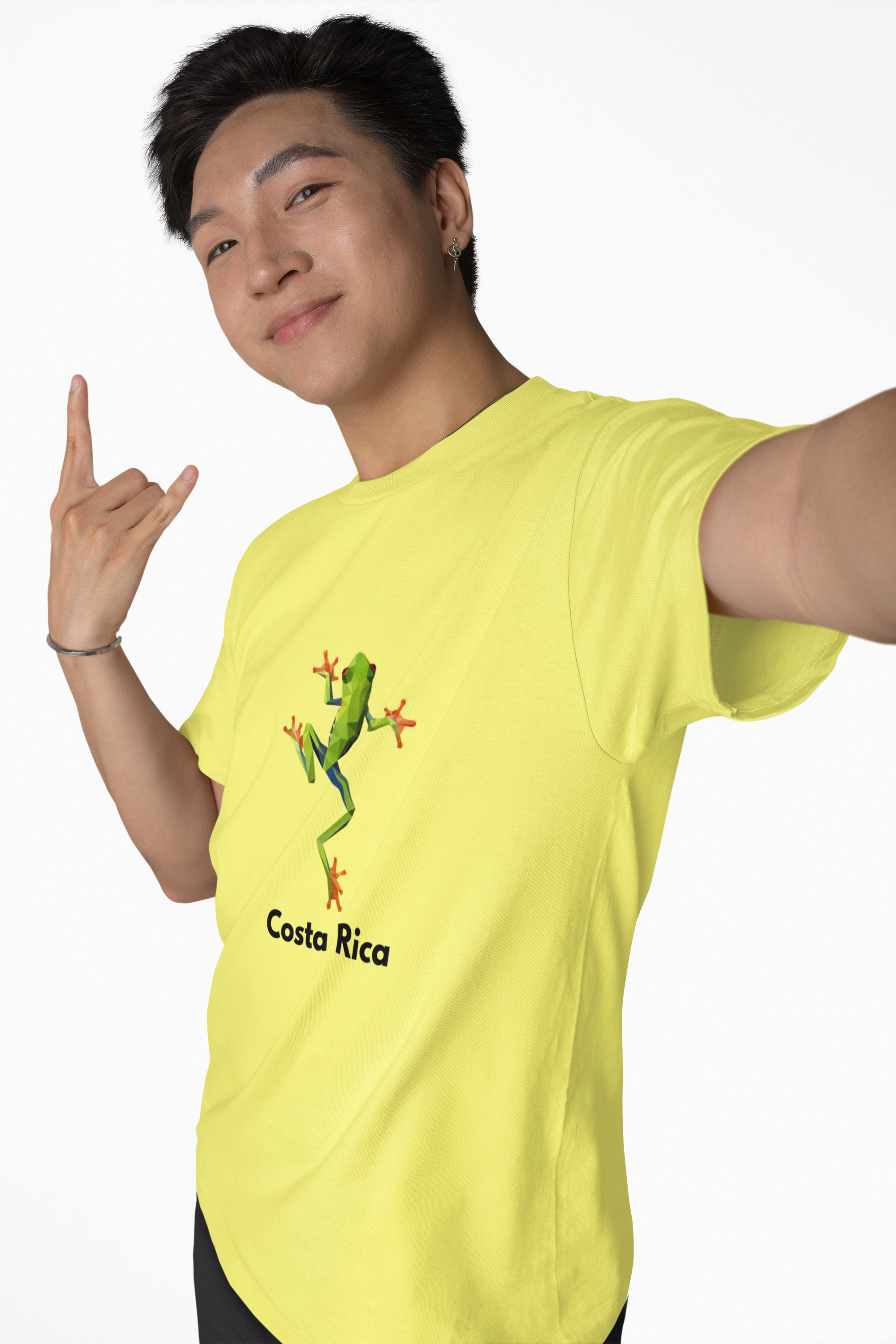 Costa Rica Tree Frog Tee, Unisex Jersey Tee, Cute Animal Shirt, Travel Gift, Costa Rica Souvenir, Tropical Vibes, Graphic T-Shirt