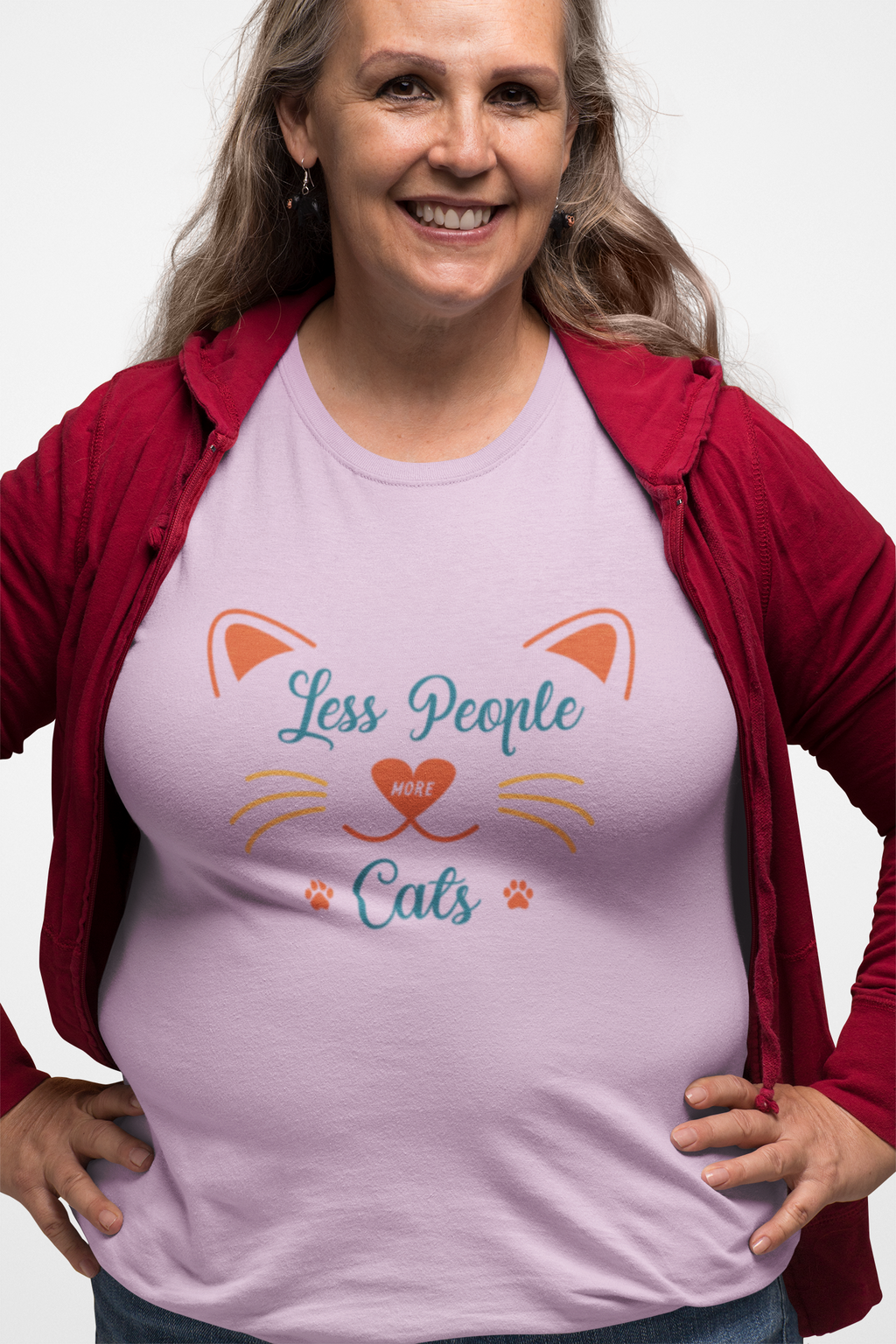 Cute and Funny Cat Lover Unisex Heavy Cotton Tee, Perfect Gift for Cat Owners, Funny Cat Shirt, Animal Lover Apparel, Birthday Gift for Pet Lovers