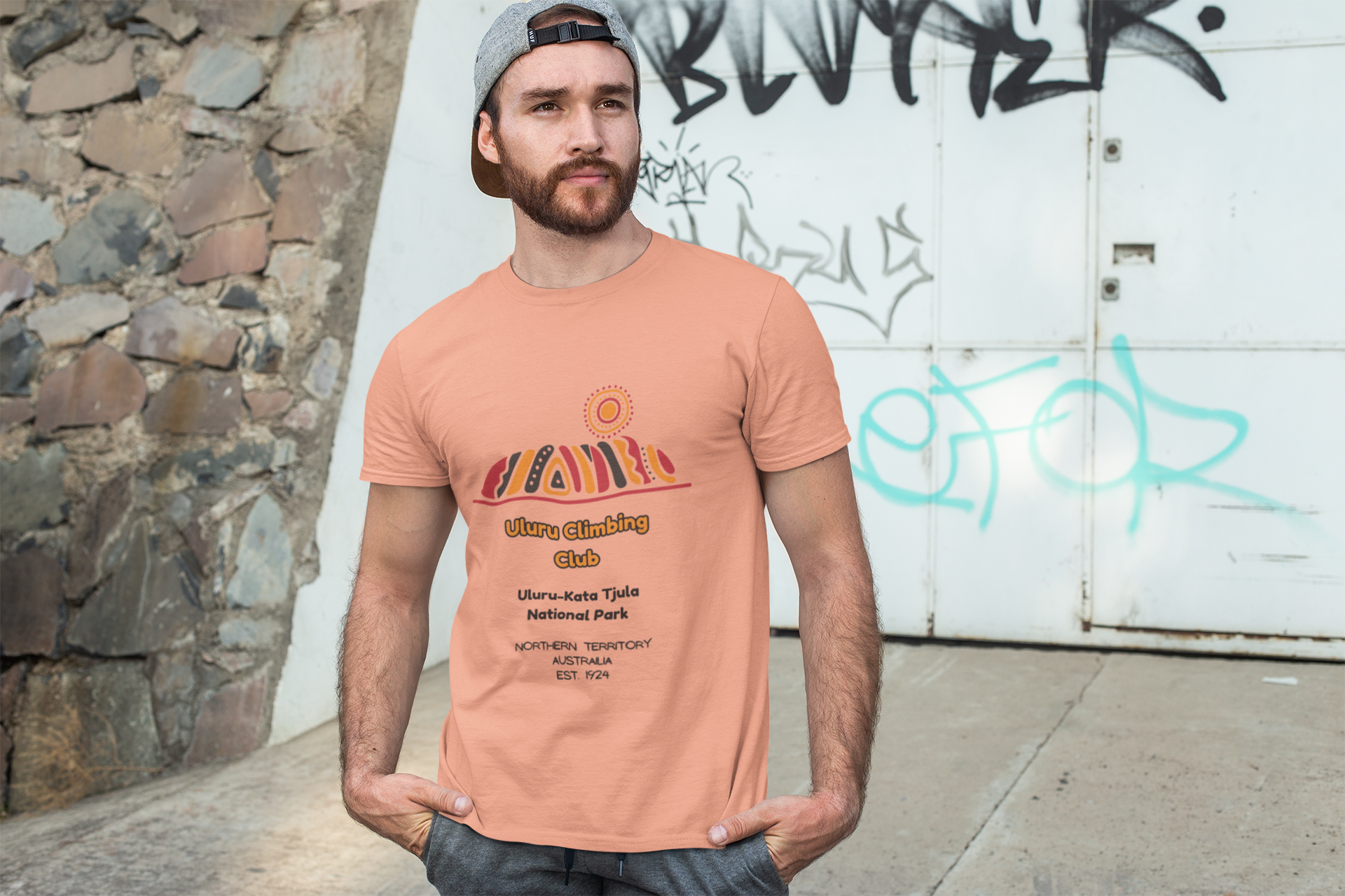 Uluru Climbing Club (Ayers Rock) North West Territory, Austrailia Unisex Heavy Cotton Tee | Adventure Shirt, Aussie Travel Tee, Nature Lover Gift, National Park Apparel, Eco-Friendly Unisex Tee