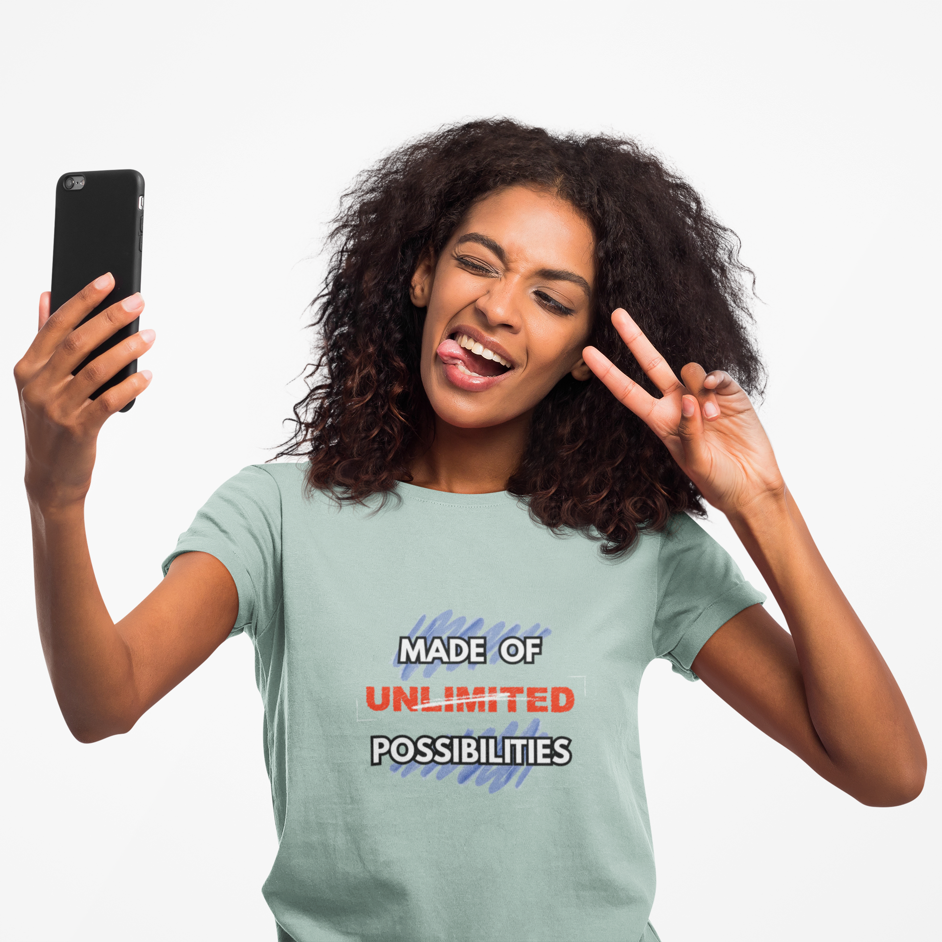 Inspirational Short Sleeve Unisex Workout Tee - Made of Unlimited Possibilities, Motivational Shirt, Casual Wear, Gift Idea, Everyday Tee, [...]