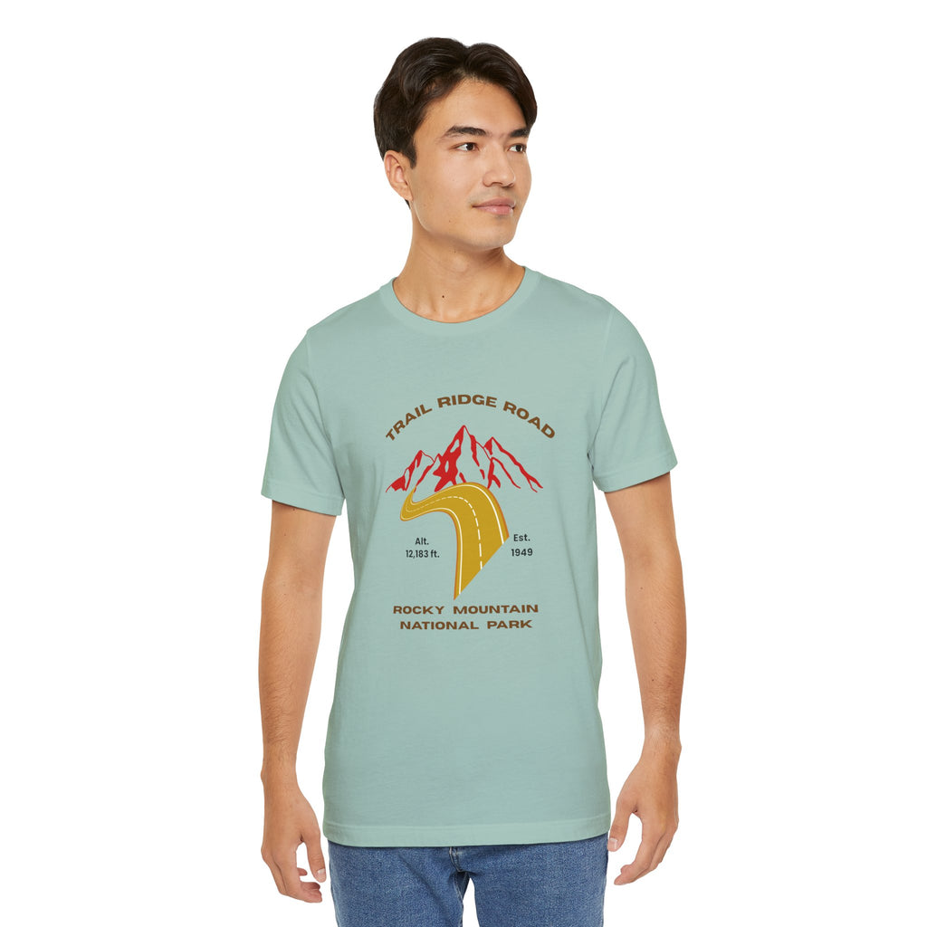 Rocky Mountain National Park Trail Ridge Road Destination Tee | Unisex T-Shirt, Outdoor Adventure Shirt, Nature Lover Gift, Hiking Apparel, Travel [...]