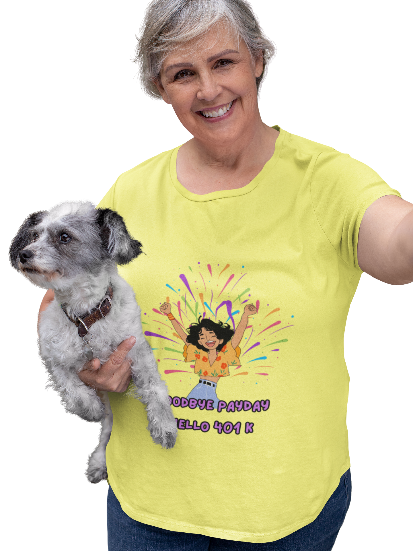 Celebrate Your Hard Work with this "Goodbye Payday....Hello 401 K!"  Start your Retirement with a Laugh, Fun Unisex heavy Cotton Tee