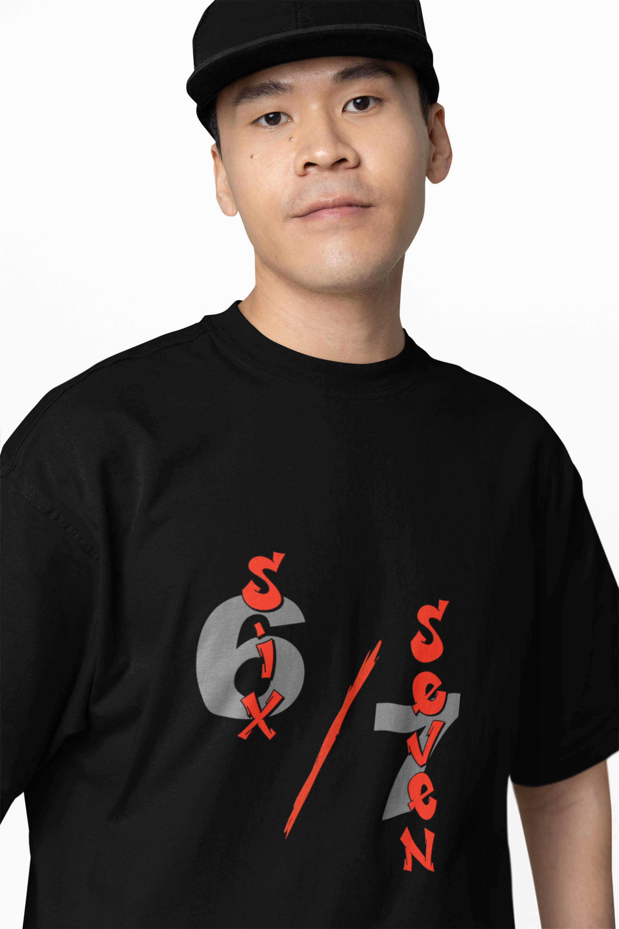 It's Six / Seven to Me Split Graphic Unisex Heavy Cotton Tee —6/7 Streetwear T‑Shirt