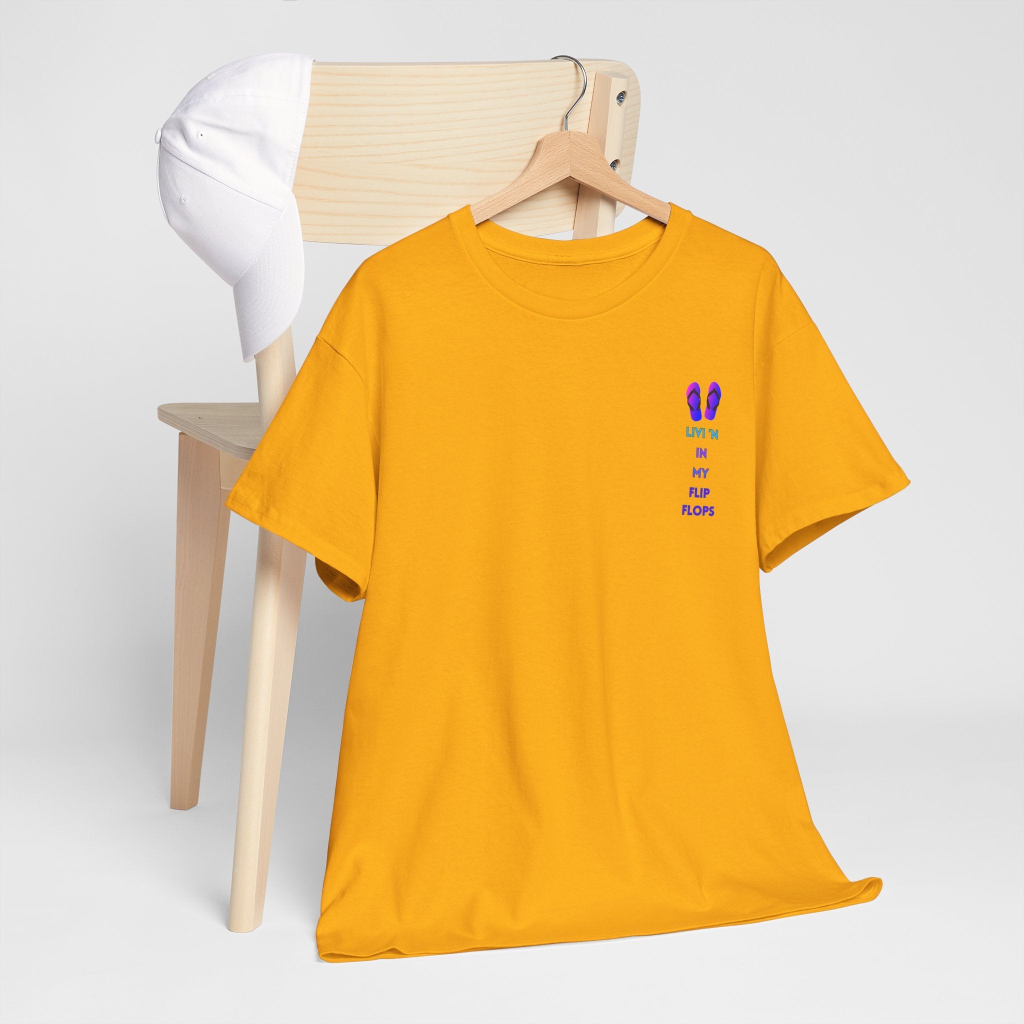 Proclaim to all that you are  Livi'n In My Flip Flops Unisex T shirt   Keep Summer in your attitude, all year long