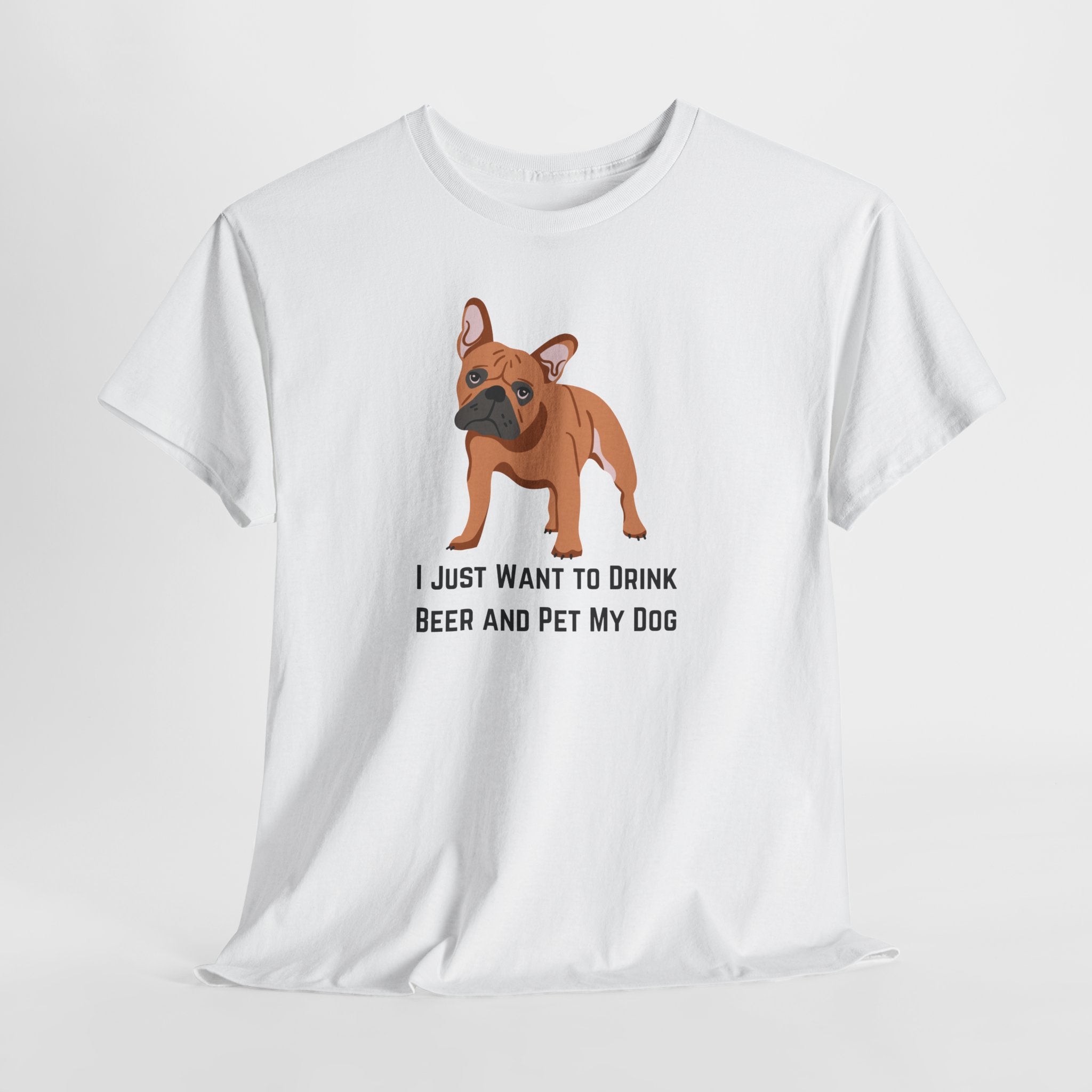 Dog Lover Tee: I Just Want to Drink Beer and Pet My Dog, Unisex Cotton T-Shirt, Gift for Dog Owners, Pet Lovers Apparel, Casual Wear, [...]