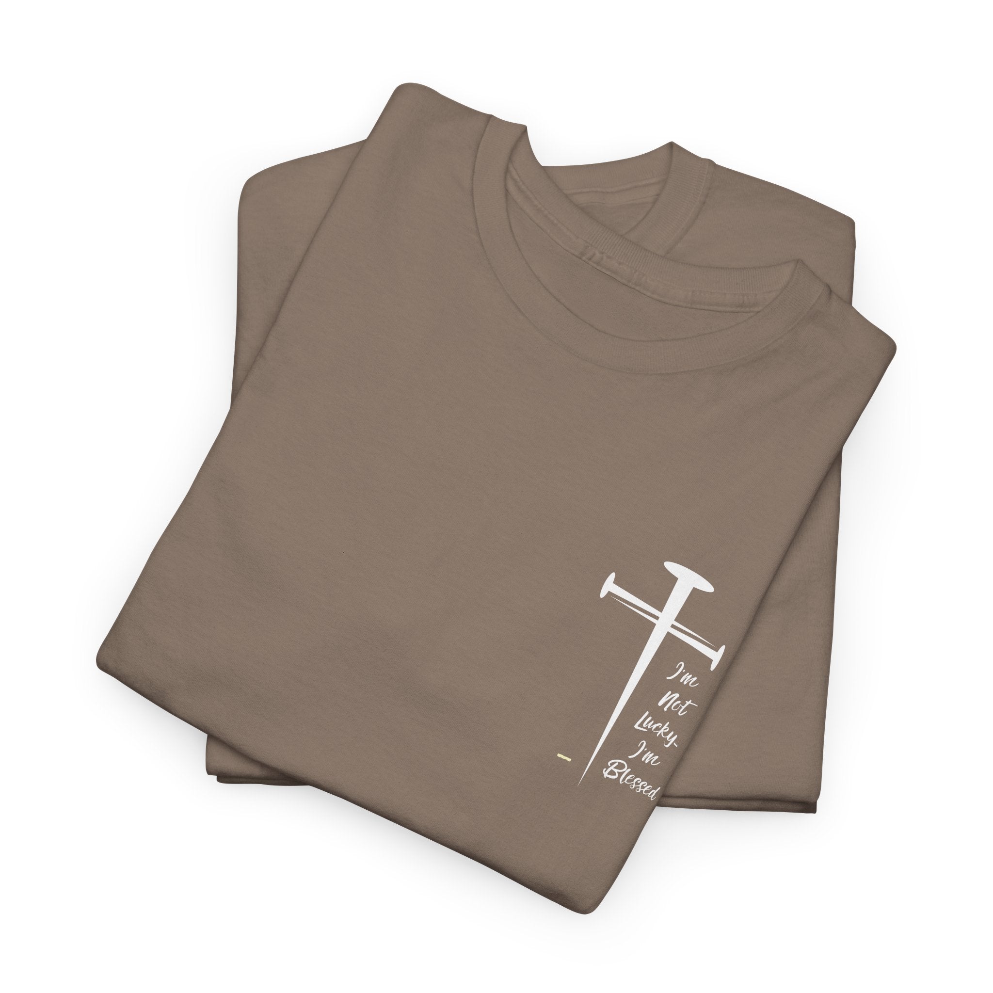 Faith Assertion Unisex Cotton Tee - I'm NOT Lucky...I'm Blessed Comfortable Everyday T-Shirt for All Occasions
