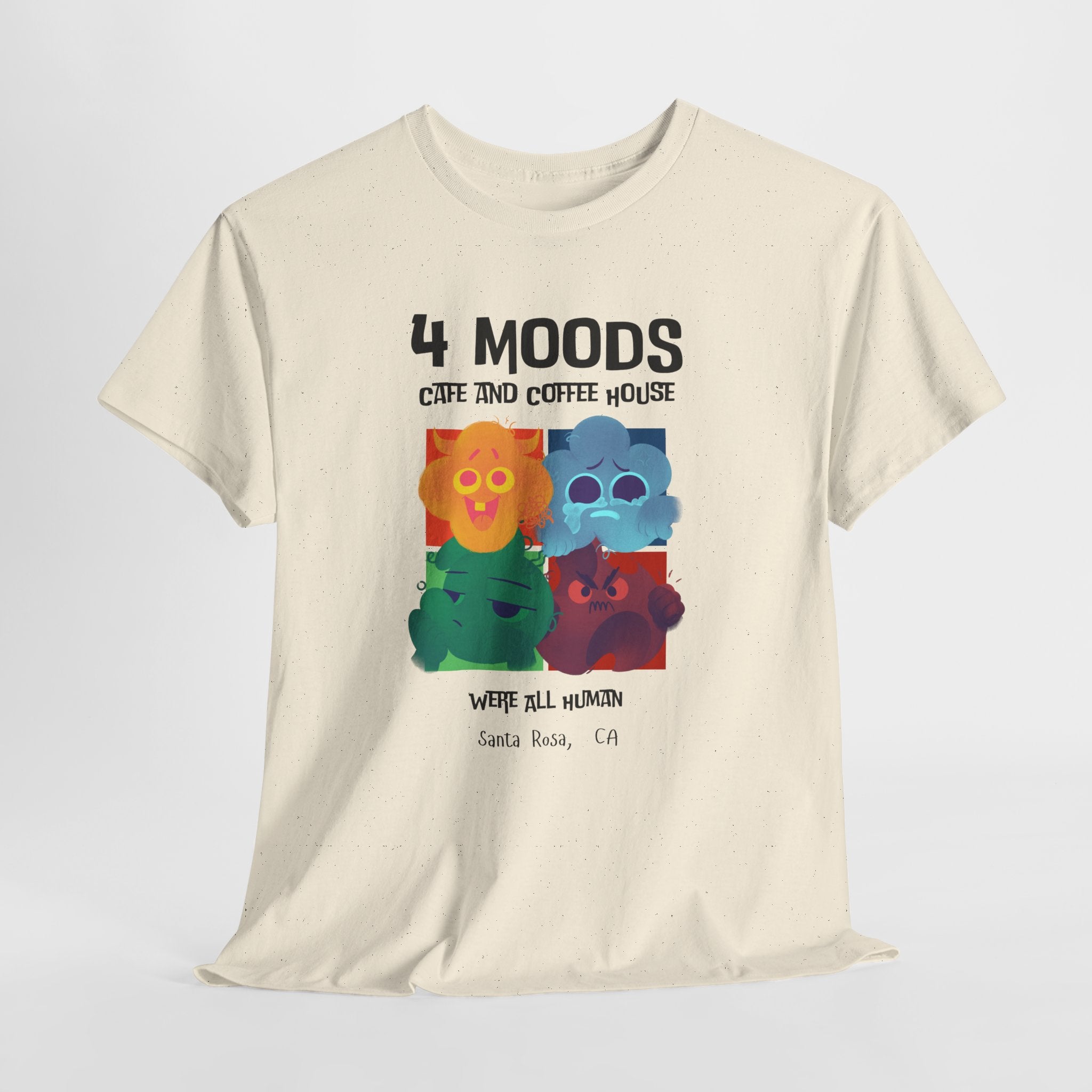 Coffee Lover T-Shirt - 4 Moods Cafe and Coffee House Santa Rosa, CA