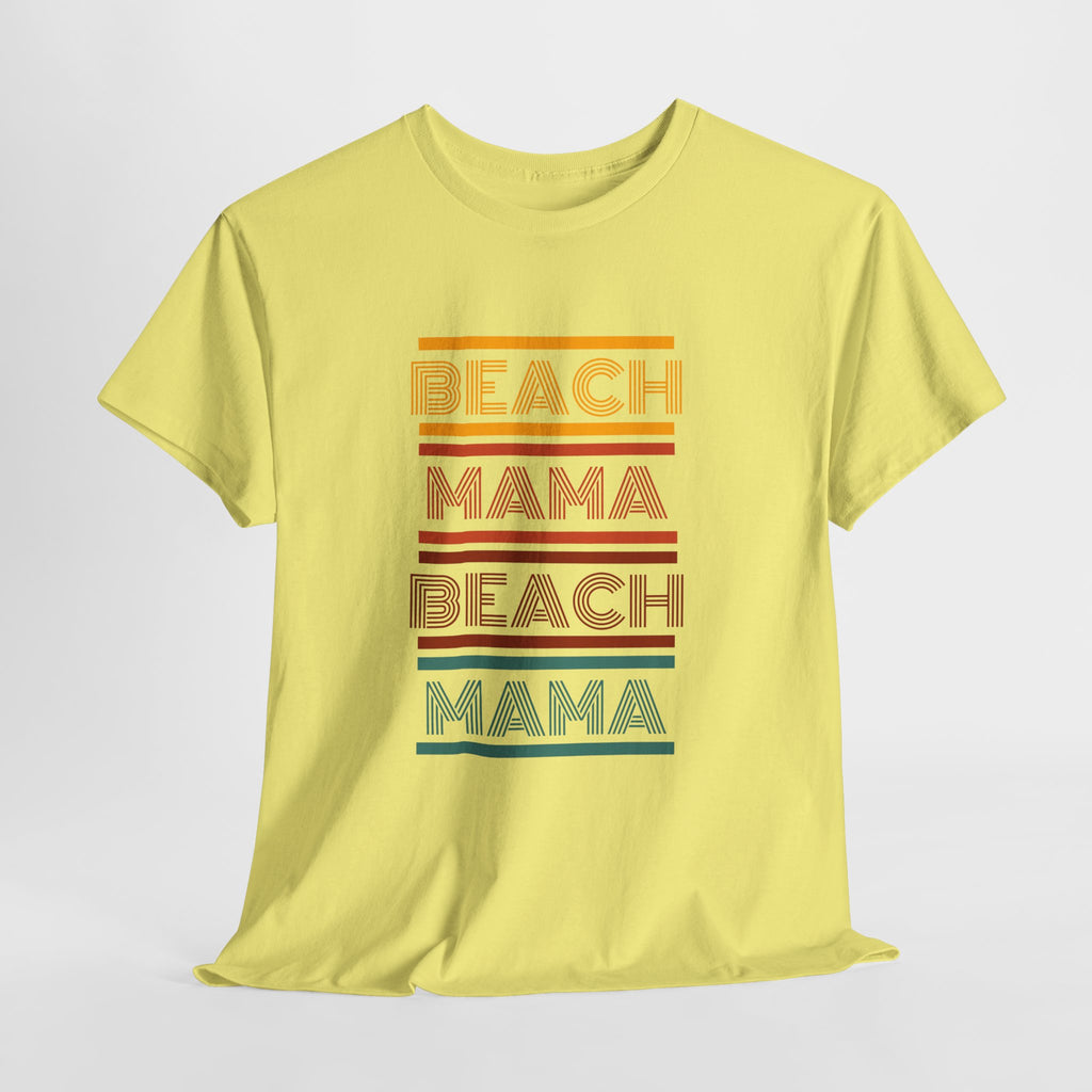 Grandma gets to show her Love for Sand and Salt Water too in this Fun Retro Beach Mama Tee shirt