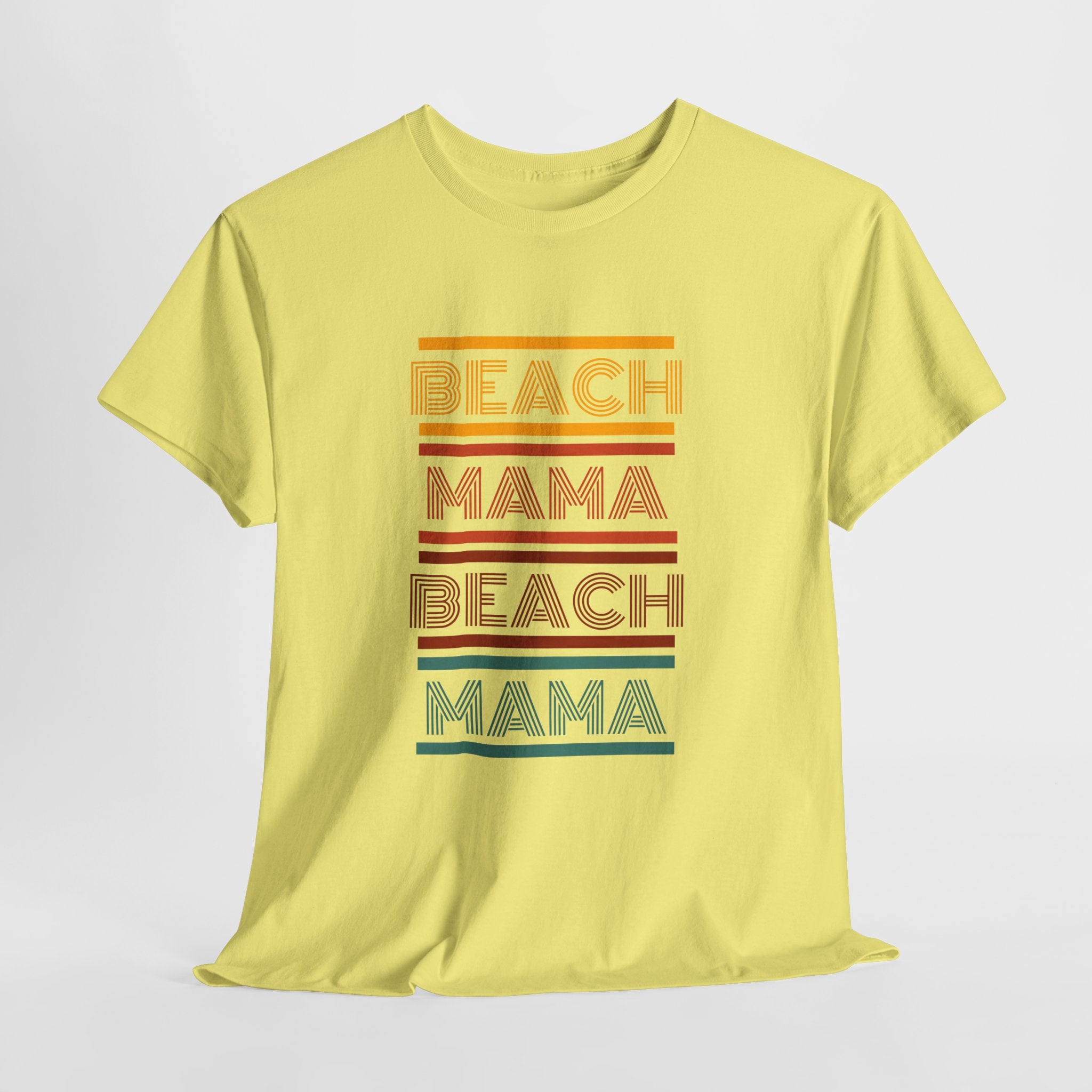 Grandma gets to show her Love for Sand and Salt Water too in this Fun Retro Beach Mama Tee shirt