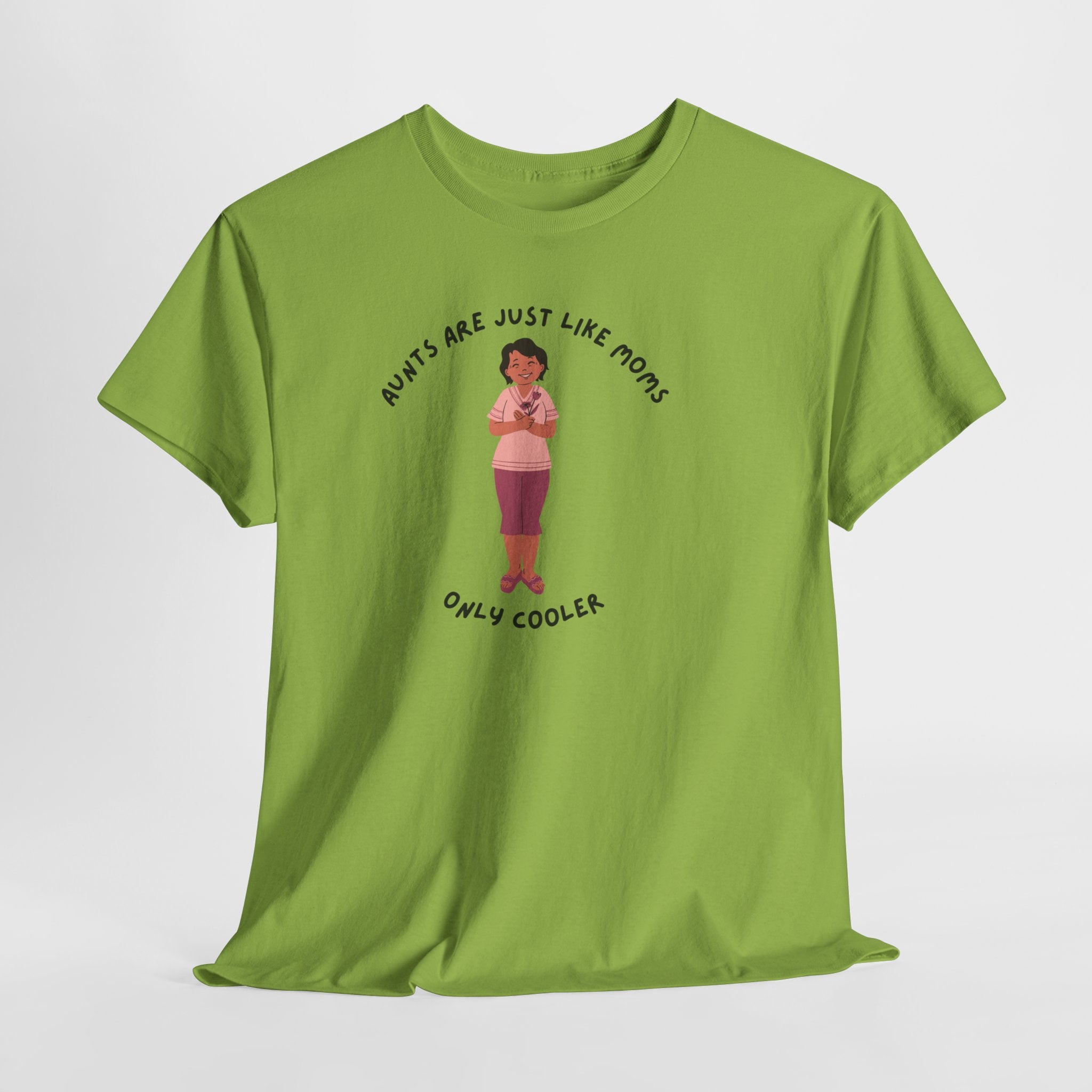Fun Cool Aunt  Unisex Heavy Cotton Tee Shirt