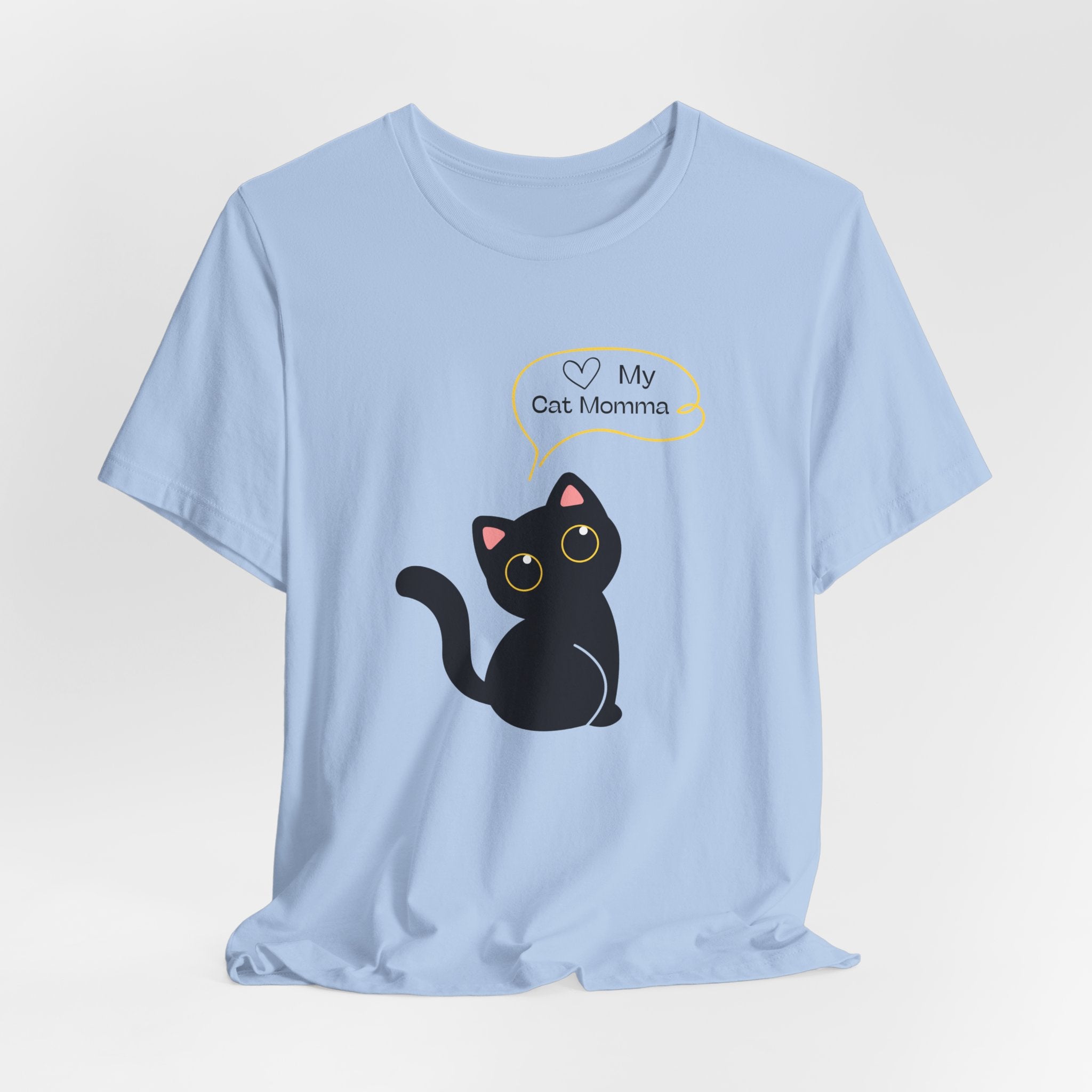 Cute Cat Mom Unisex Tee - Perfect for Cat Lovers, Gifts for Pet Moms, Casual Wear, Animal Lovers, Cat-themed Birthday