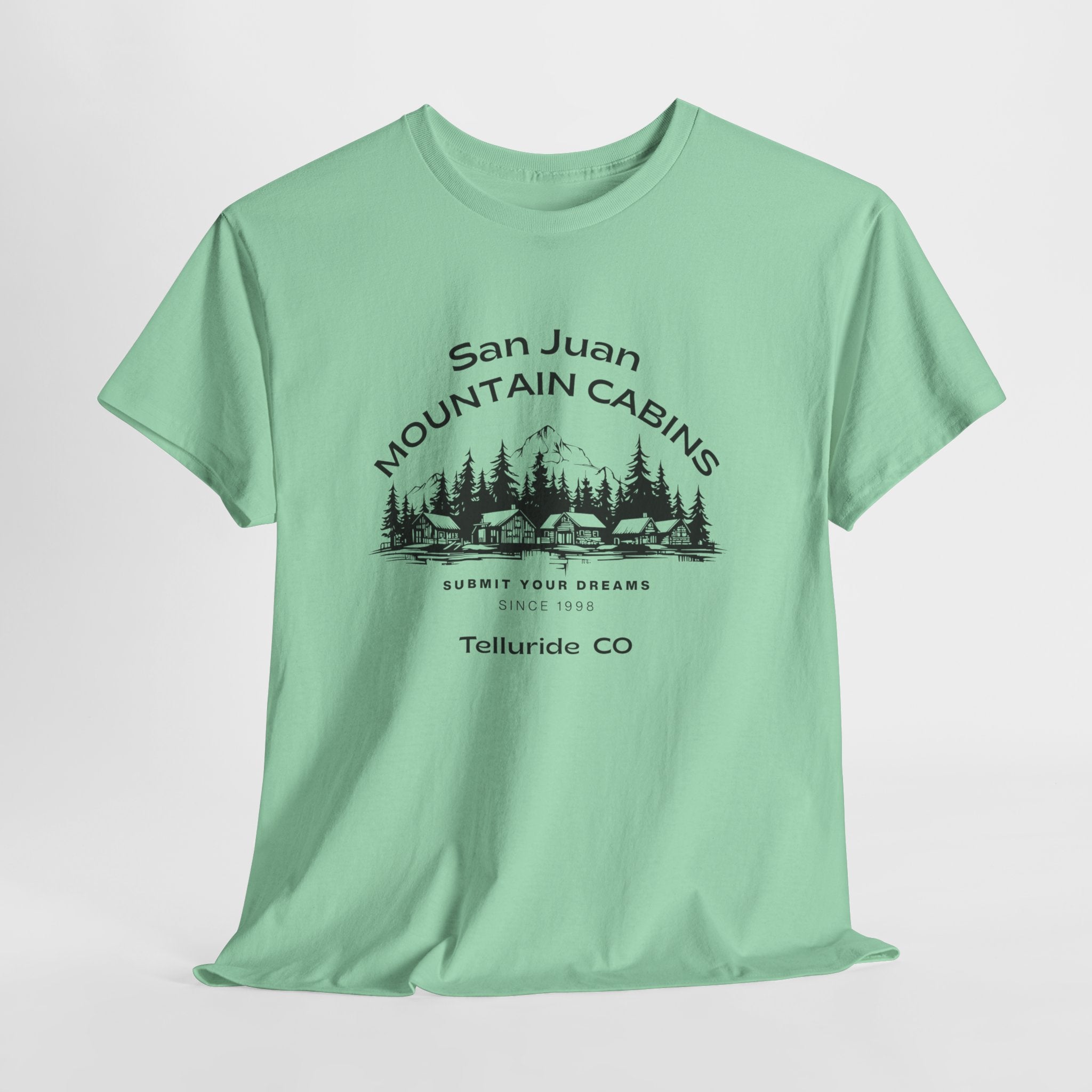 Ultra Exclusive San Juan Mountain Cabins Telluride, Colorado Unisex Tee -