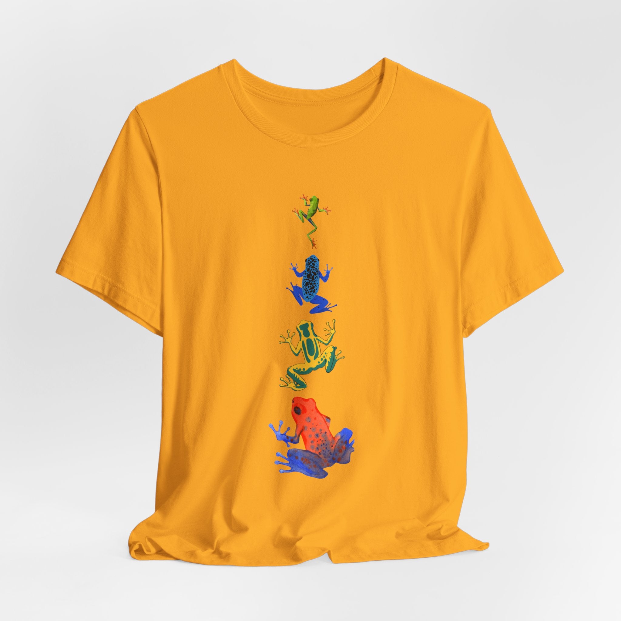 Colorful Tree Frog Unisex Tee, Fun Graphic T-Shirt, (Adult Sizes Too) Casual Wear, Nature Lover Gift, Eco-Friendly Apparel