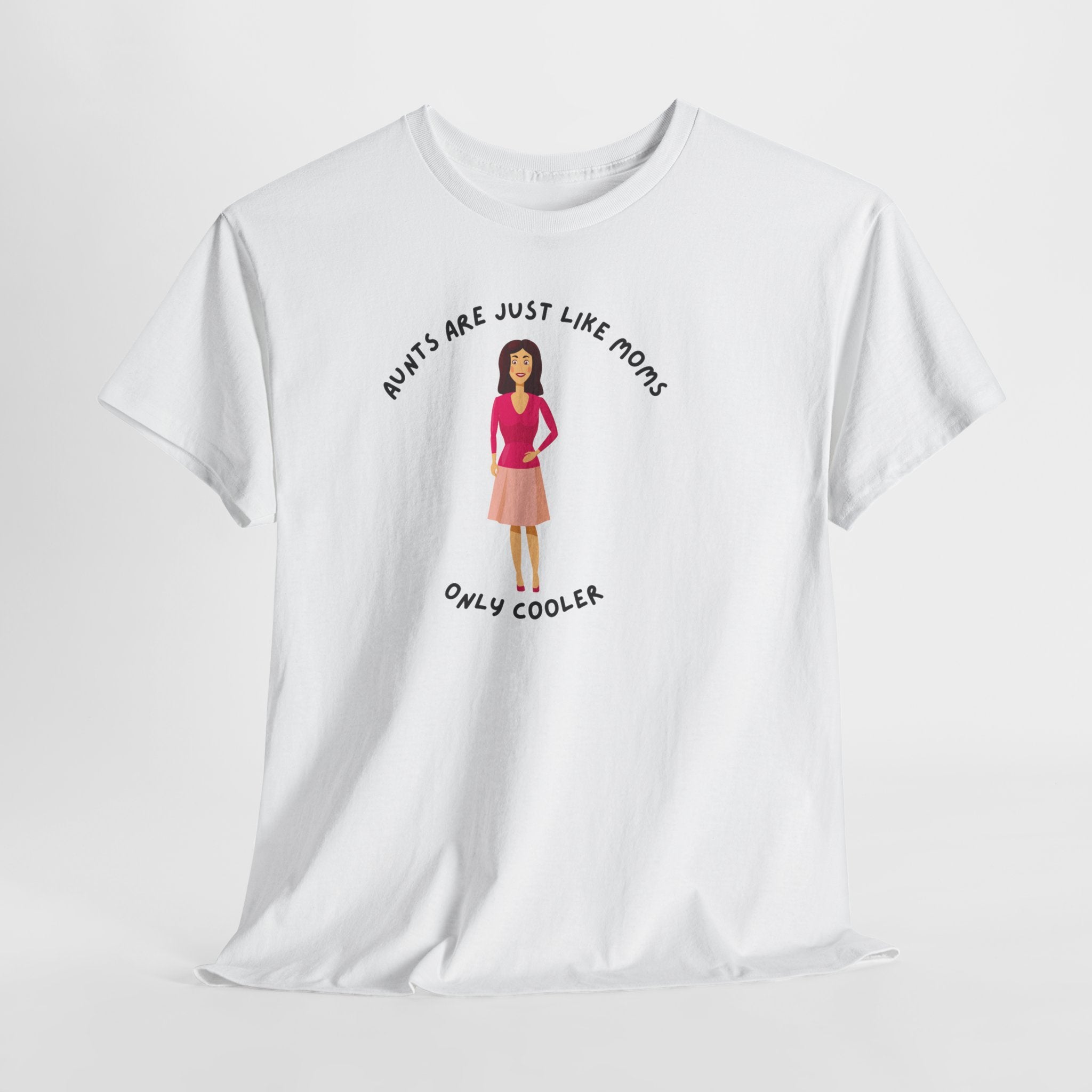 Fun Cool Aunt Unisex Heavy Cotton  Tee Shirt