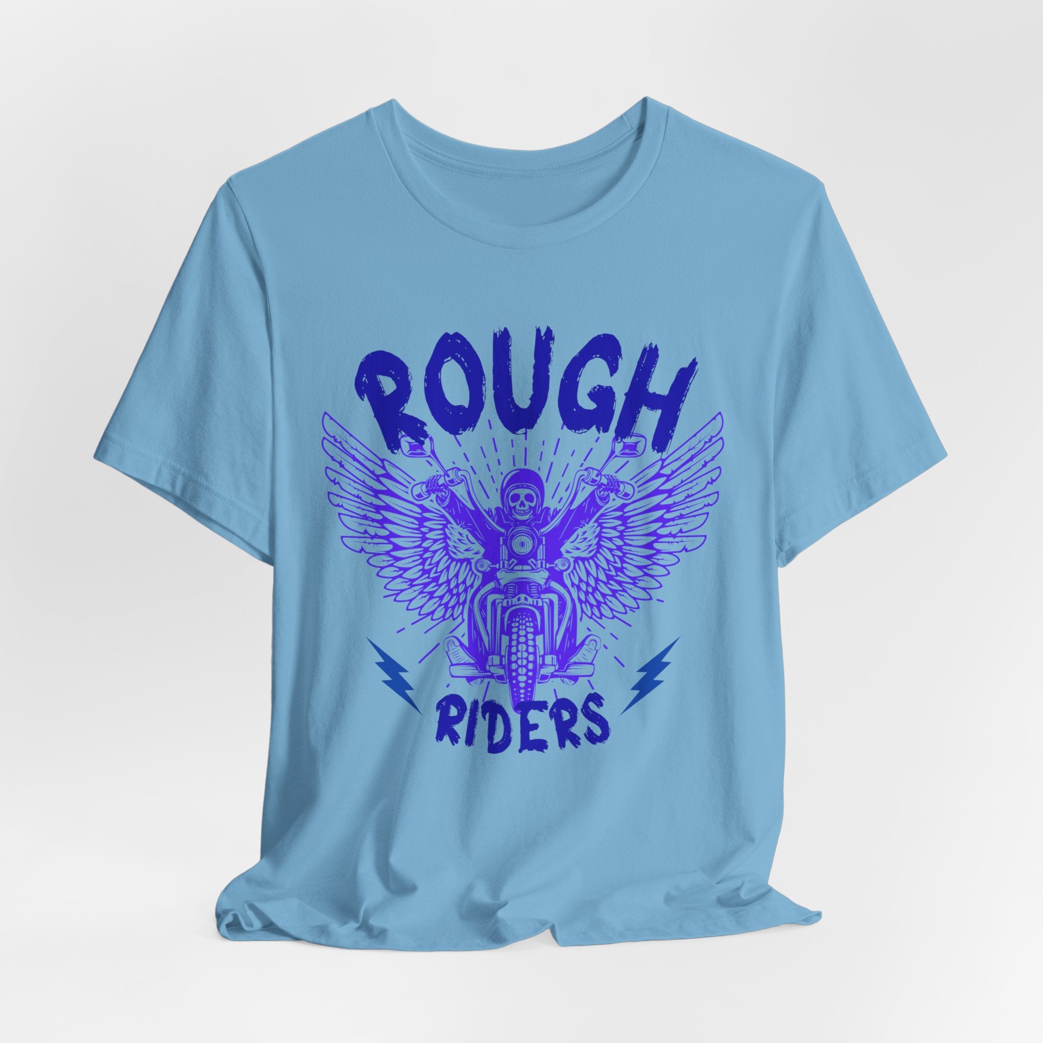 Rough Riders Motorcycle Tee | Unisex Vintage T-Shirt | Biker Apparel | Gift for Him | Casual Cool Shirt | Freedom Ride Fashion