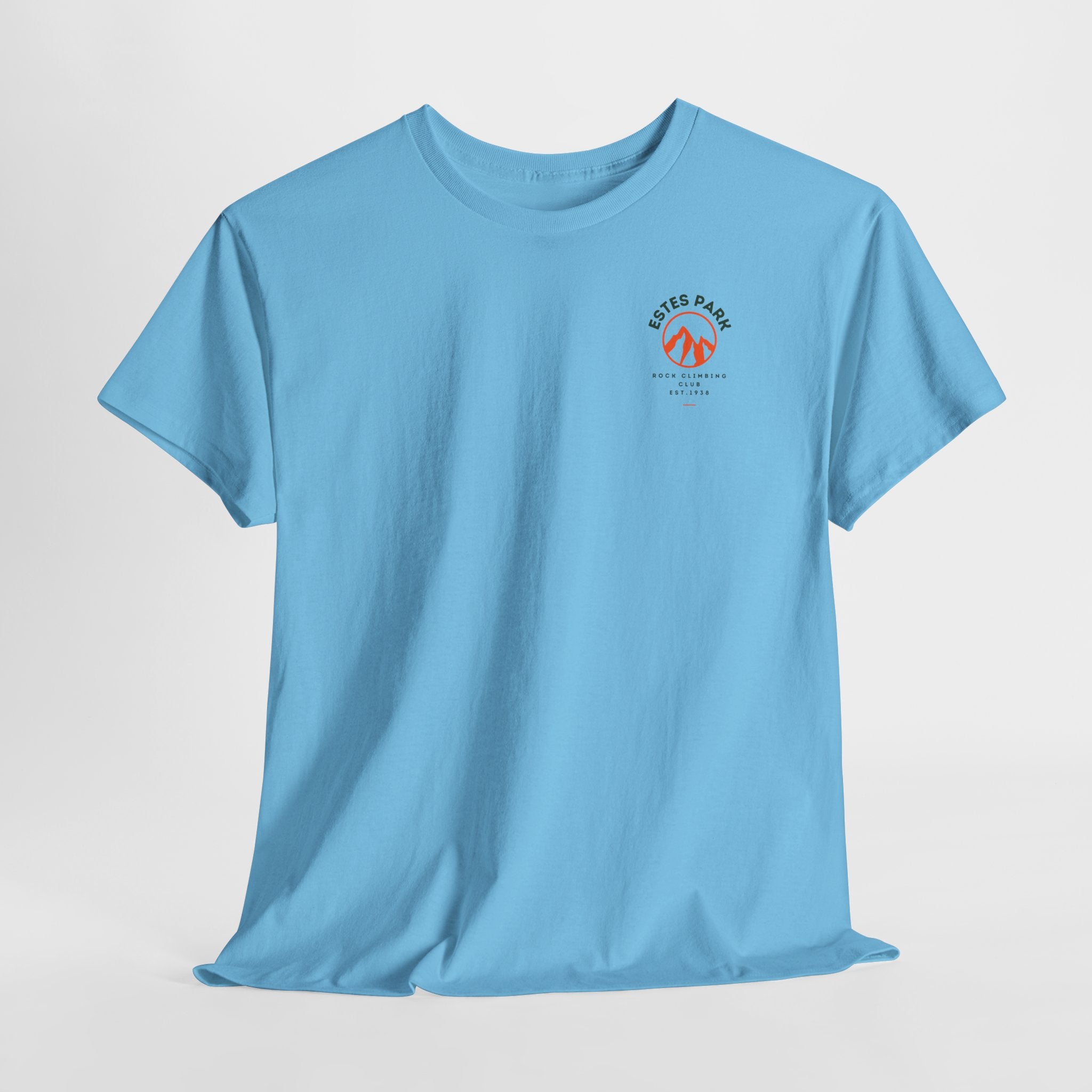 Estes Park Colorado Climbing Club Unisex Heavy Cotton Tee - Casual Comfort for Everyday Wear | Perfect Gift for Birthdays, Holidays, and Celebrations, Graphic Tee, [...]