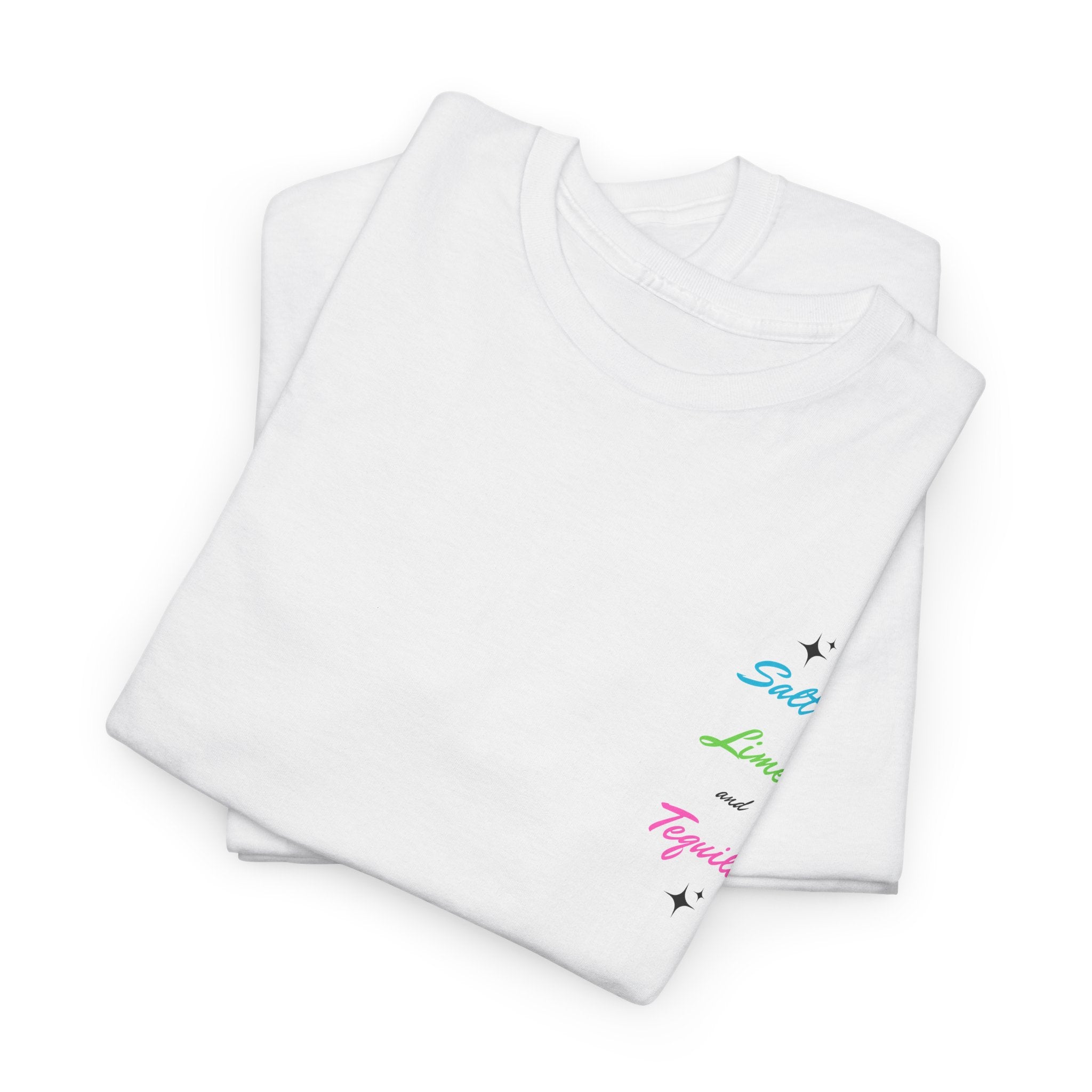 Fun Classic Salt- Lime- Tequila Unisex Heavy Cotton T Shirt, Drink the Summer Up