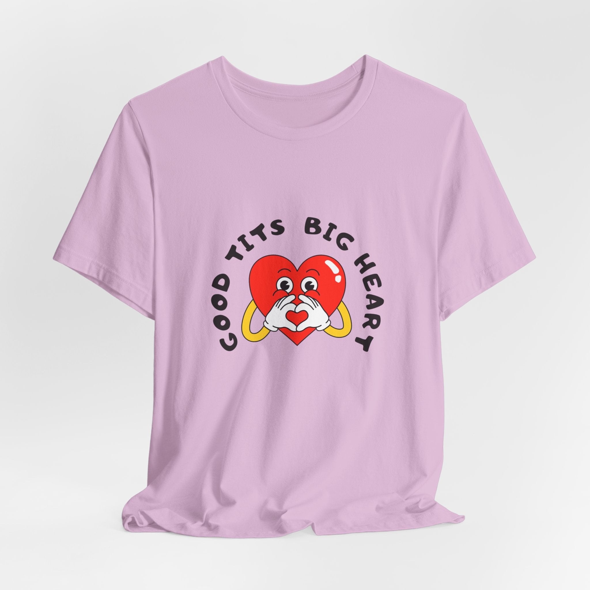 Funny Workout T-Shirt    Good Tits -  Big Heart  Unisex Tee Shirt