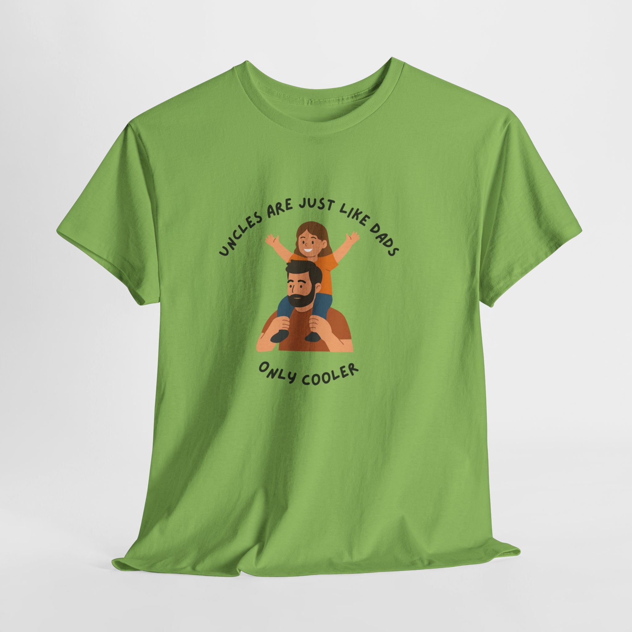 Fun Cool Uncles  (Adult Sizes Available) Tee Shirt  - Unisex Heavy Cotton