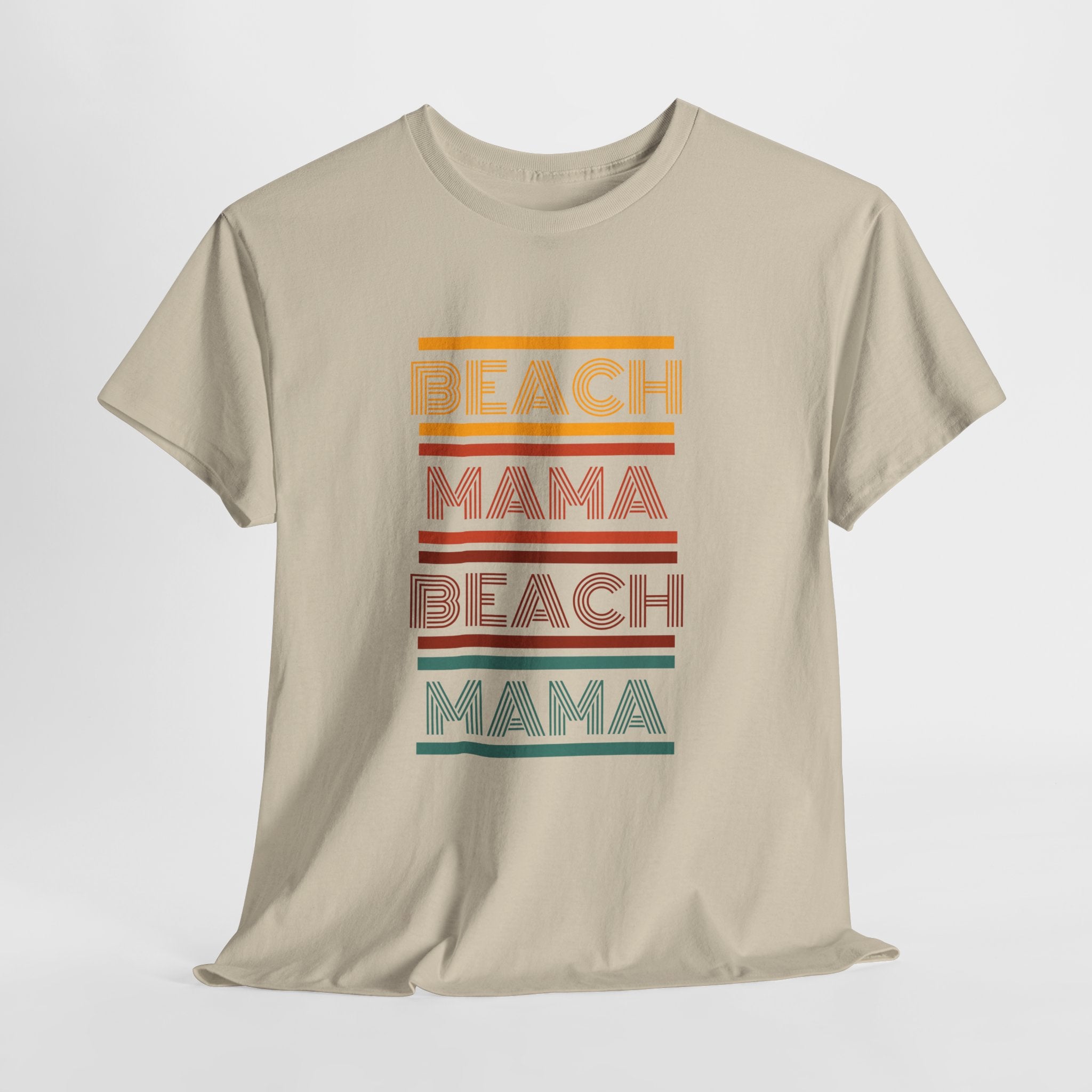 Grandma gets to show her Love for Sand and Salt Water too in this Fun Retro Beach Mama Tee shirt