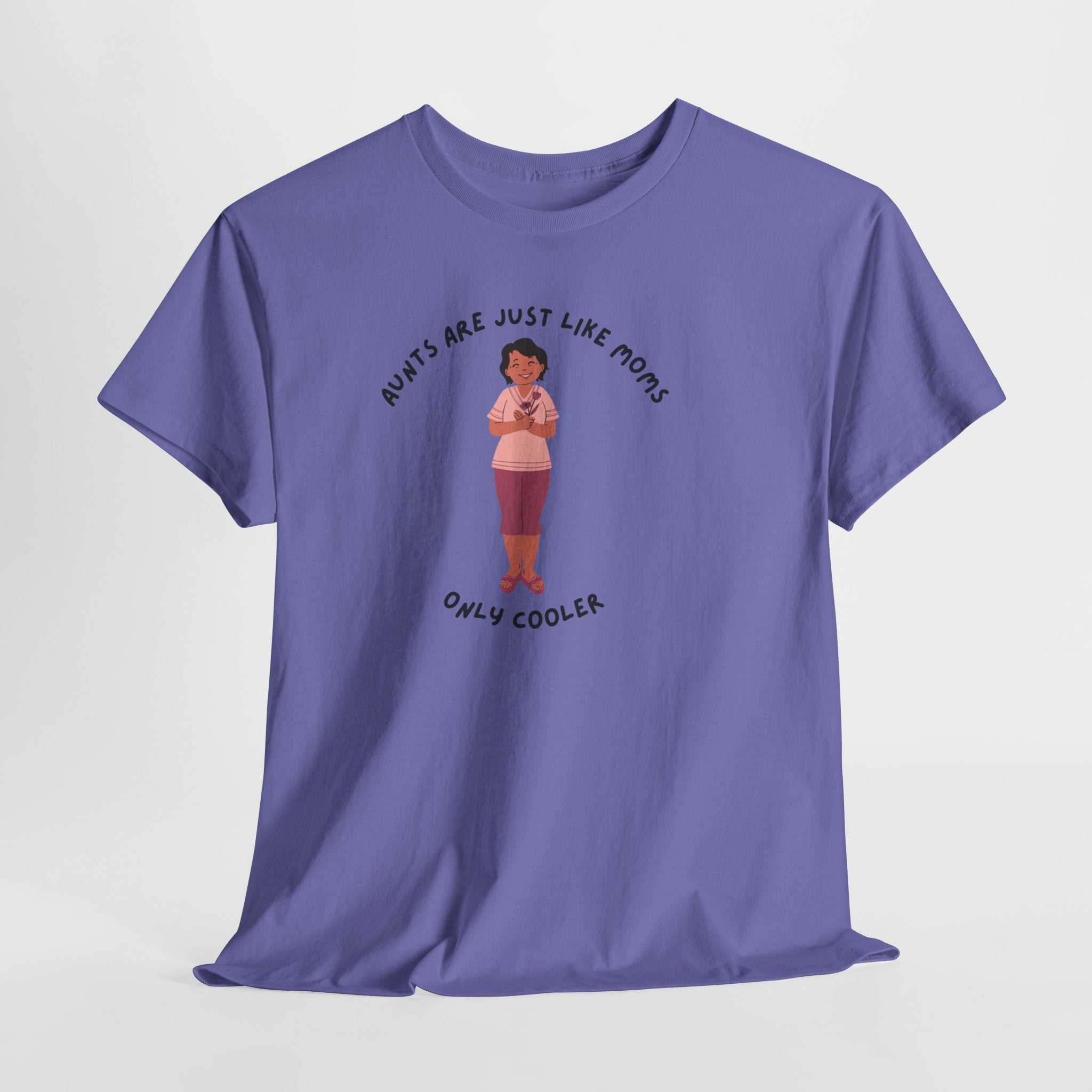 Fun Cool Aunt  Unisex Heavy Cotton Tee Shirt