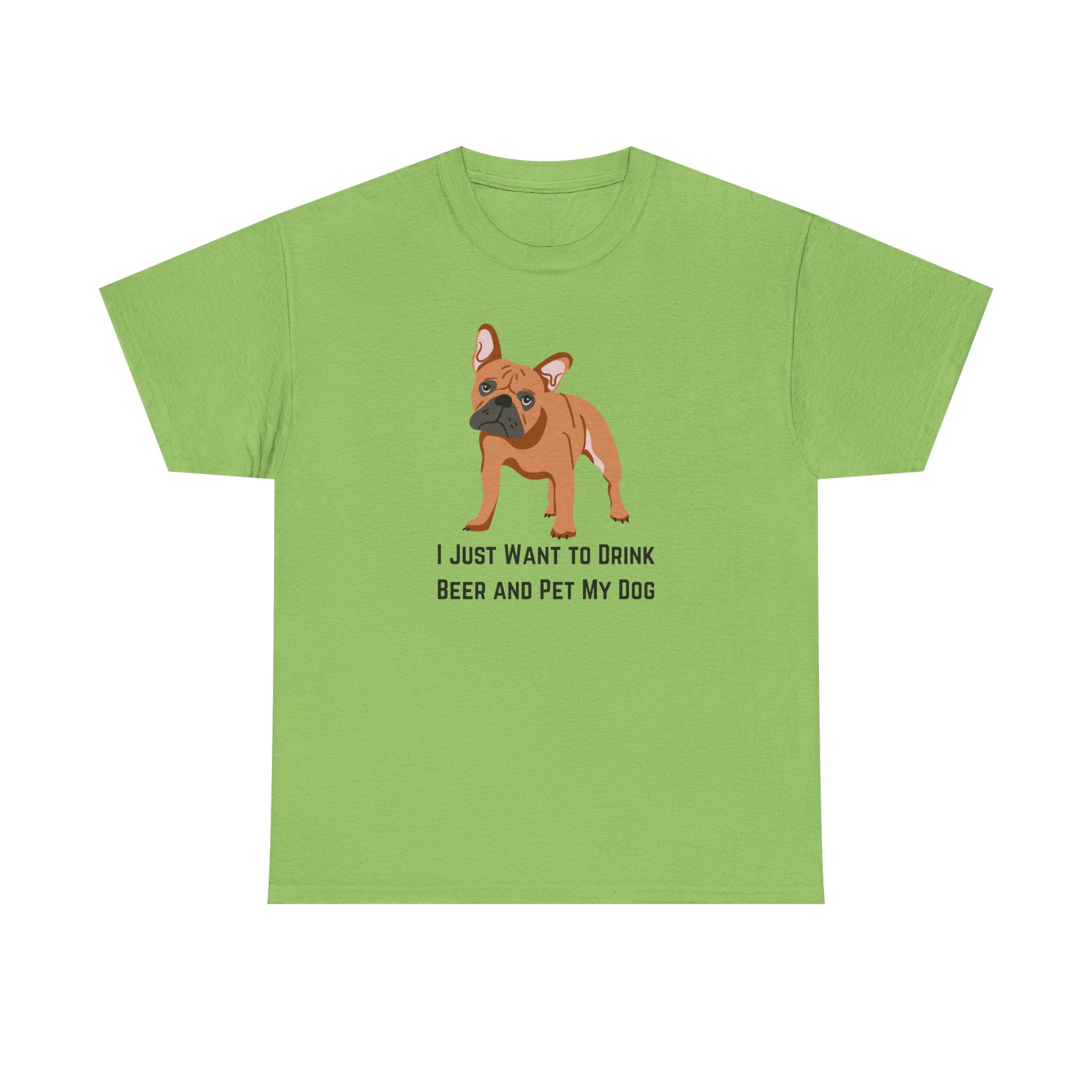 Dog Lover Tee: I Just Want to Drink Beer and Pet My Dog, Unisex Cotton T-Shirt, Gift for Dog Owners, Pet Lovers Apparel, Casual Wear, [...]