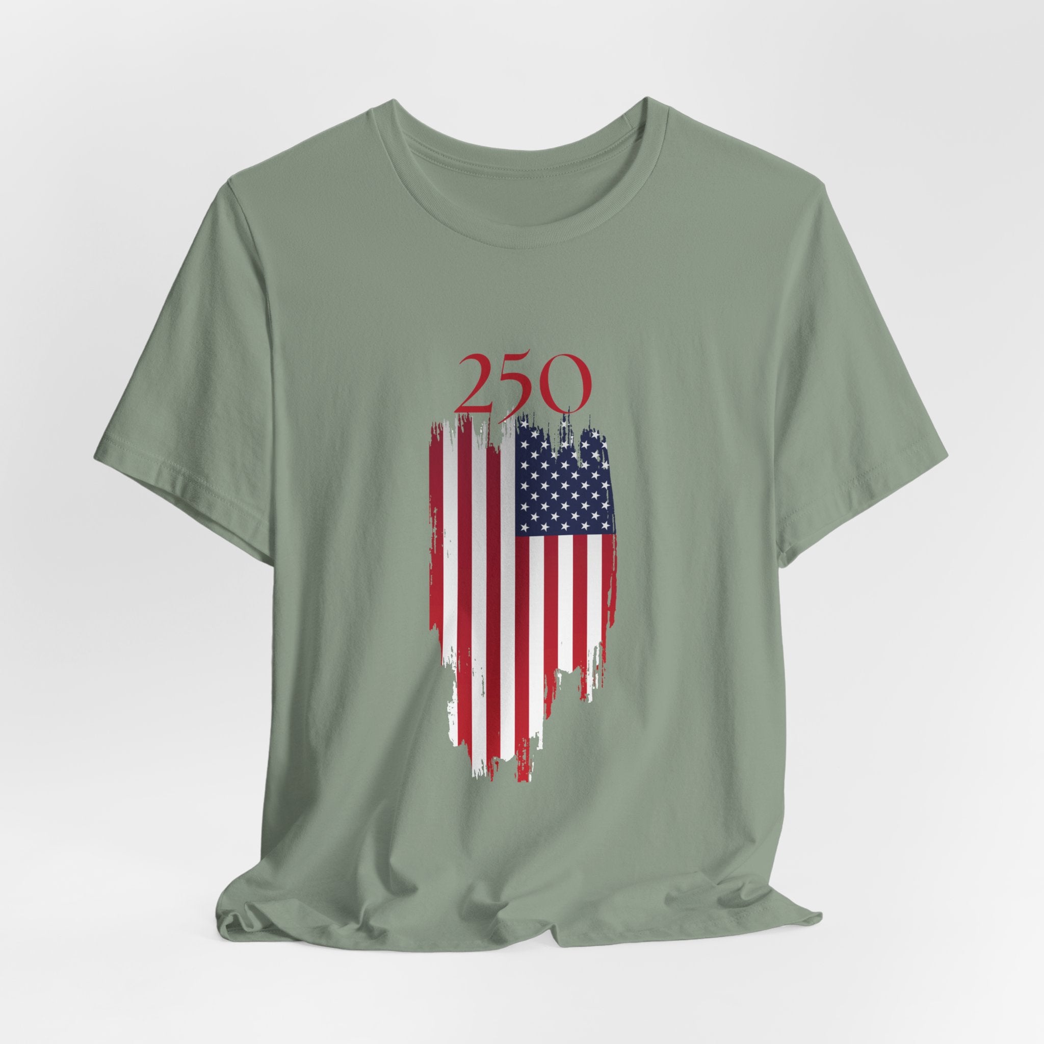 Patriotic 250th USA Birthday Tee, USA Flag Shirt, Unisex Graphic Tee, 4th of July Apparel, Memorial Day Gift, Summer Style