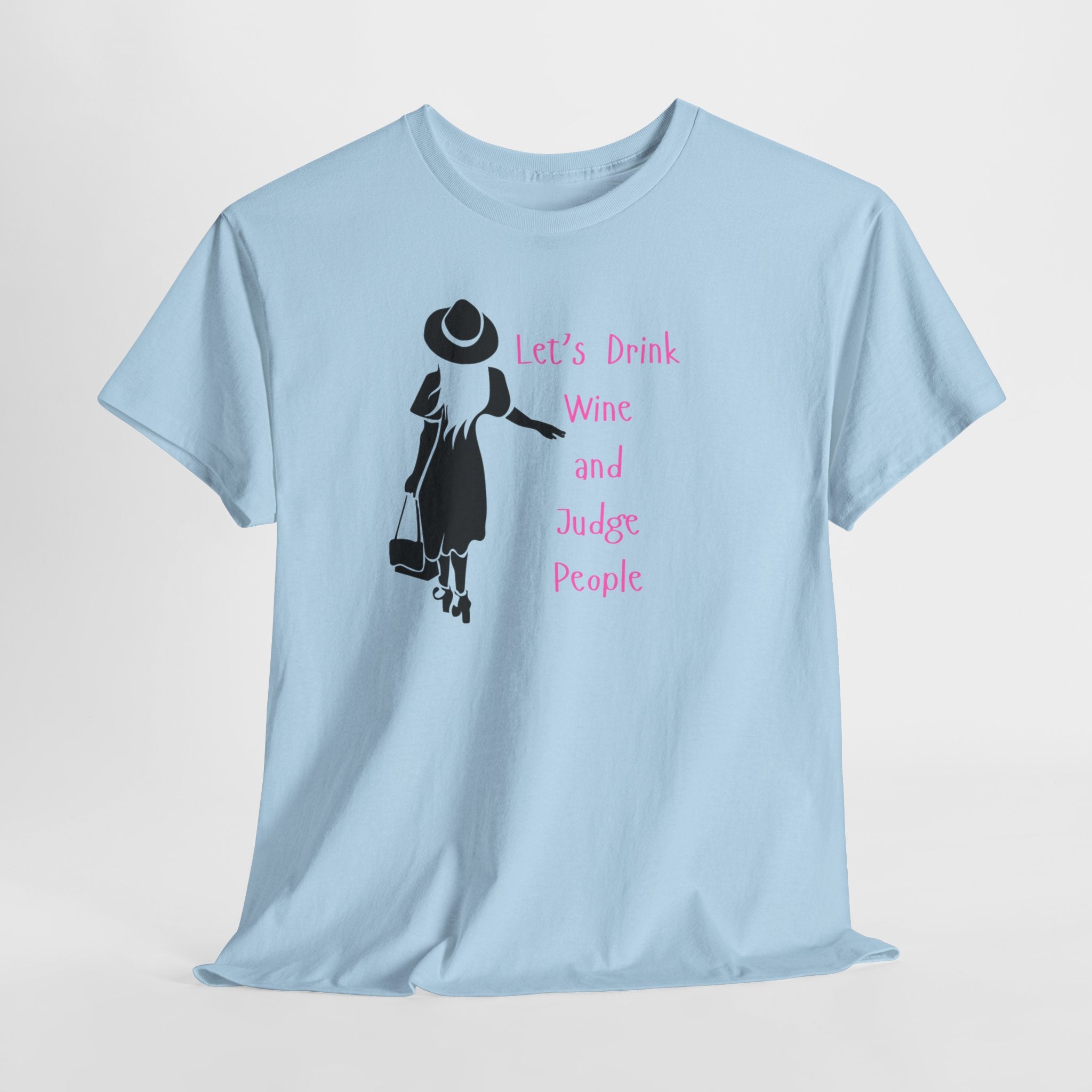 Bitchy but Fun   Let's Drink Wine Unisex Cotton Tee, Funny Wine Lover Shirt, Gift for Wine Enthusiasts, Perfect for Wine Night, Stay Classy Attire